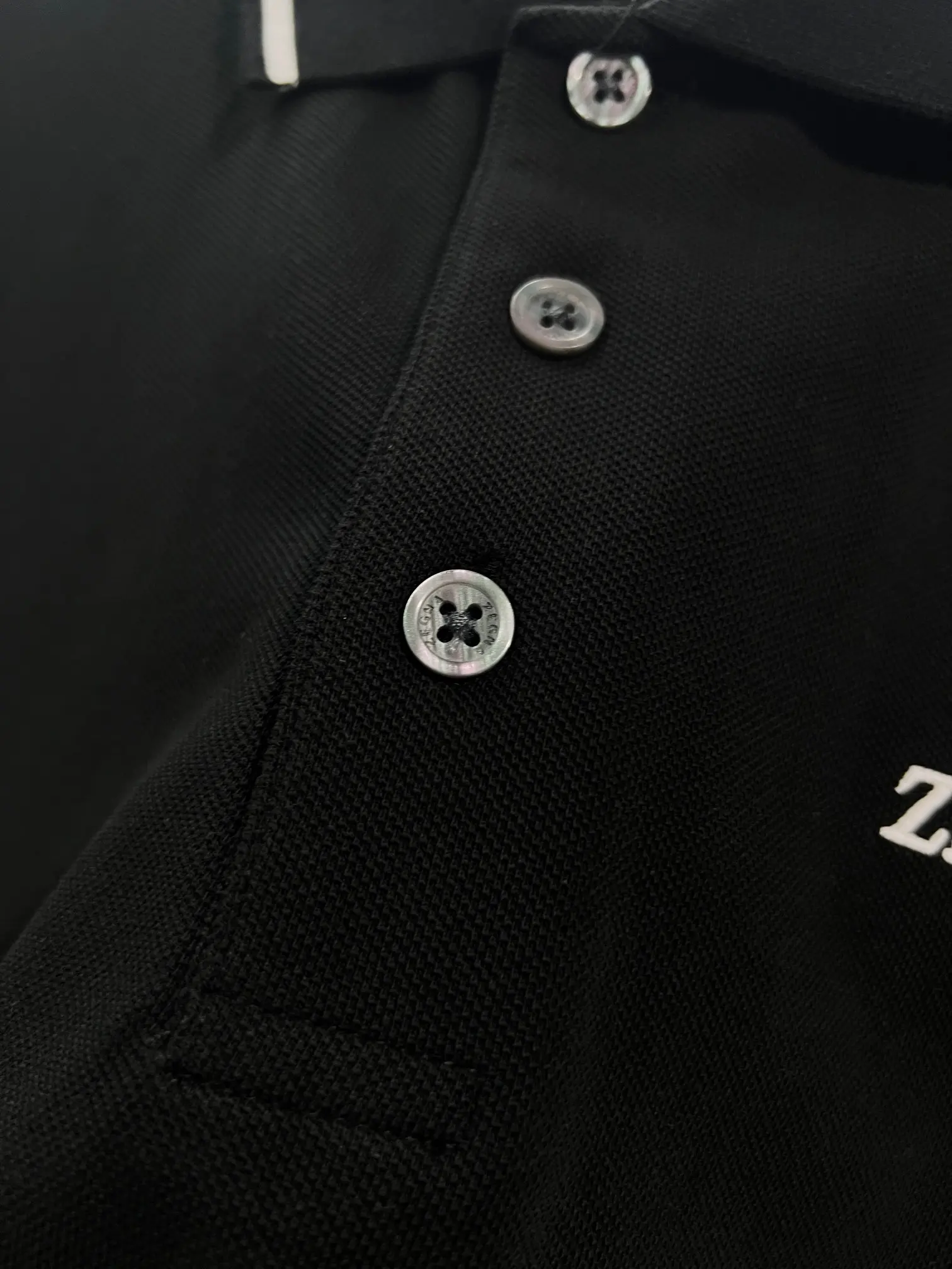 Logo-Embroidered Piqué Cotton Polo Shirt D15013062 — view 8