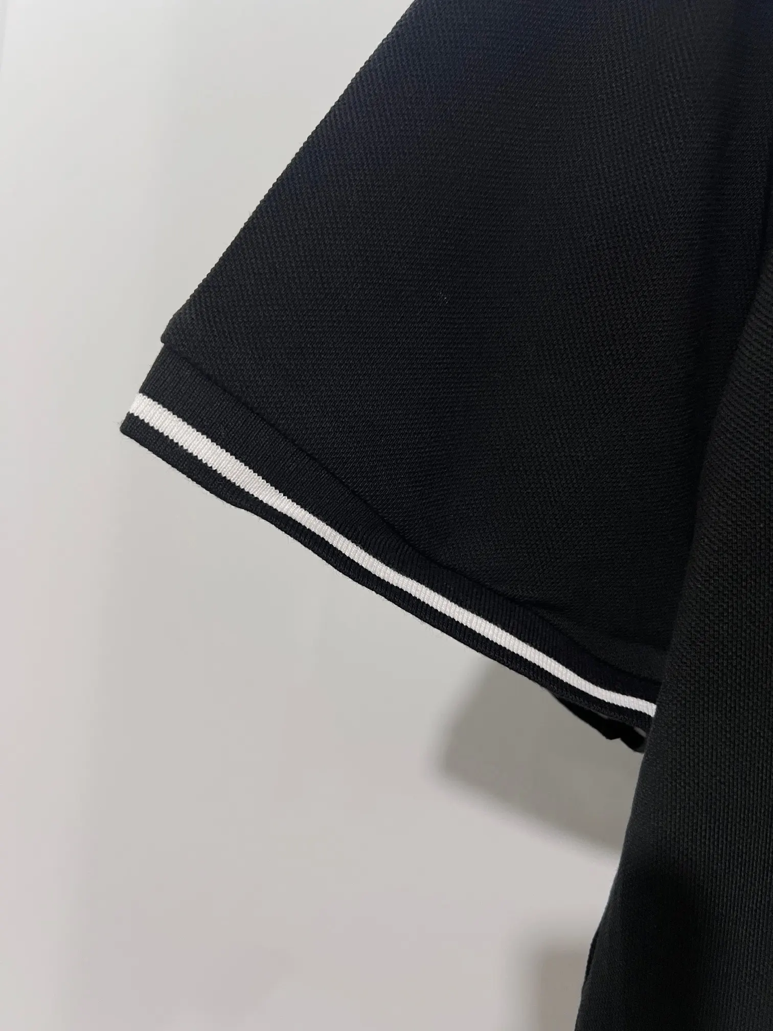 Logo-Embroidered Piqué Cotton Polo Shirt D15013062 — view 9