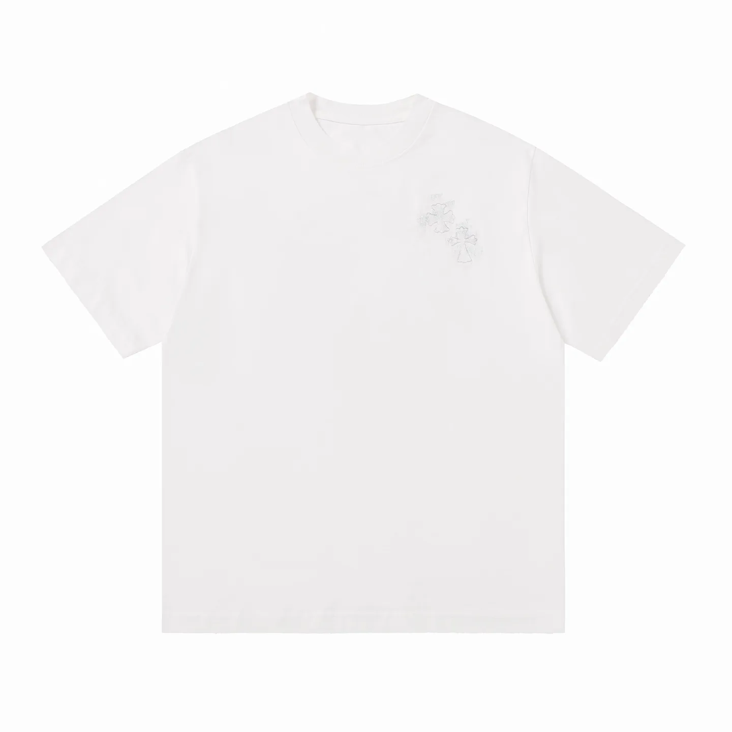 Hand-Painted Logo Cotton T-Shirt D15015173