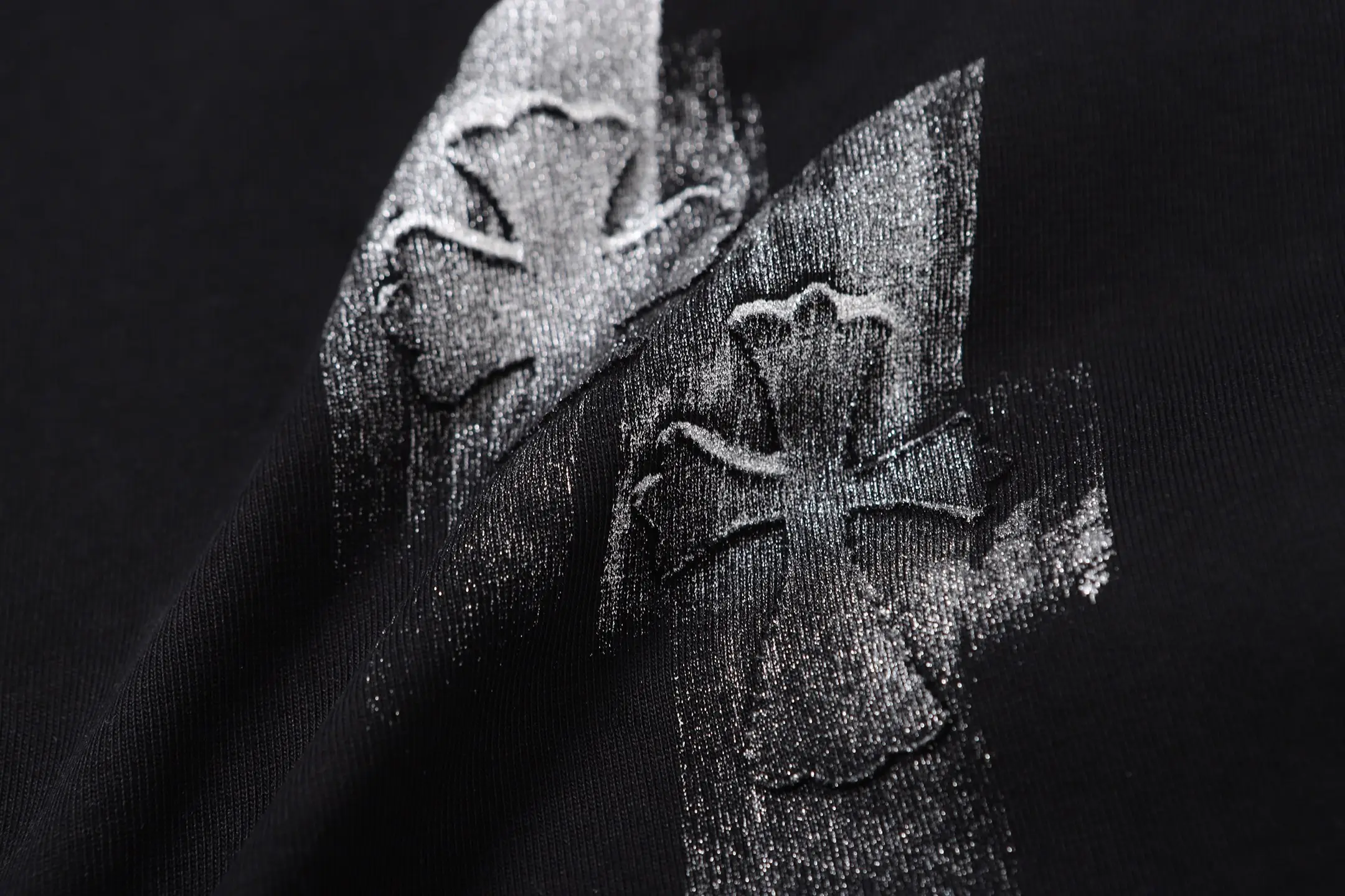 Hand-Painted Logo Cotton T-Shirt D15015172 — view 5