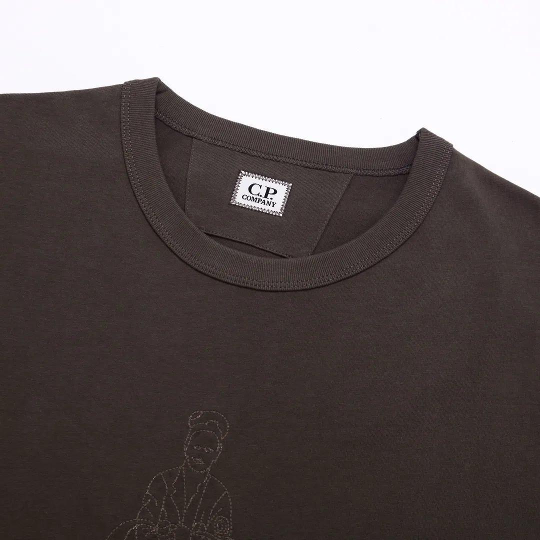 Embroidered Cotton Jersey T-Shirt D15512813 — view 3
