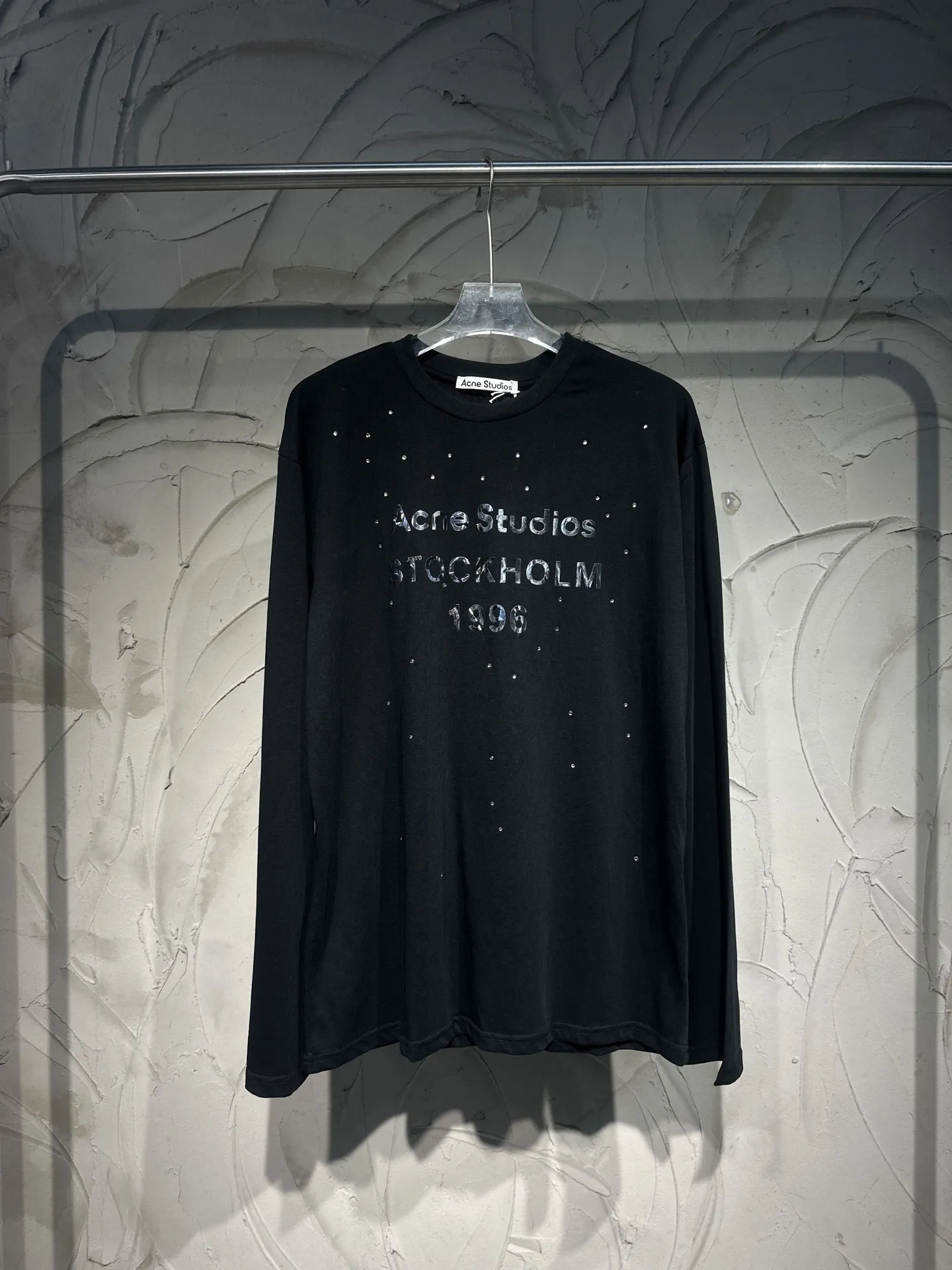 1996 Rhinestone Logo Long-Sleeve T-Shirt D15523051