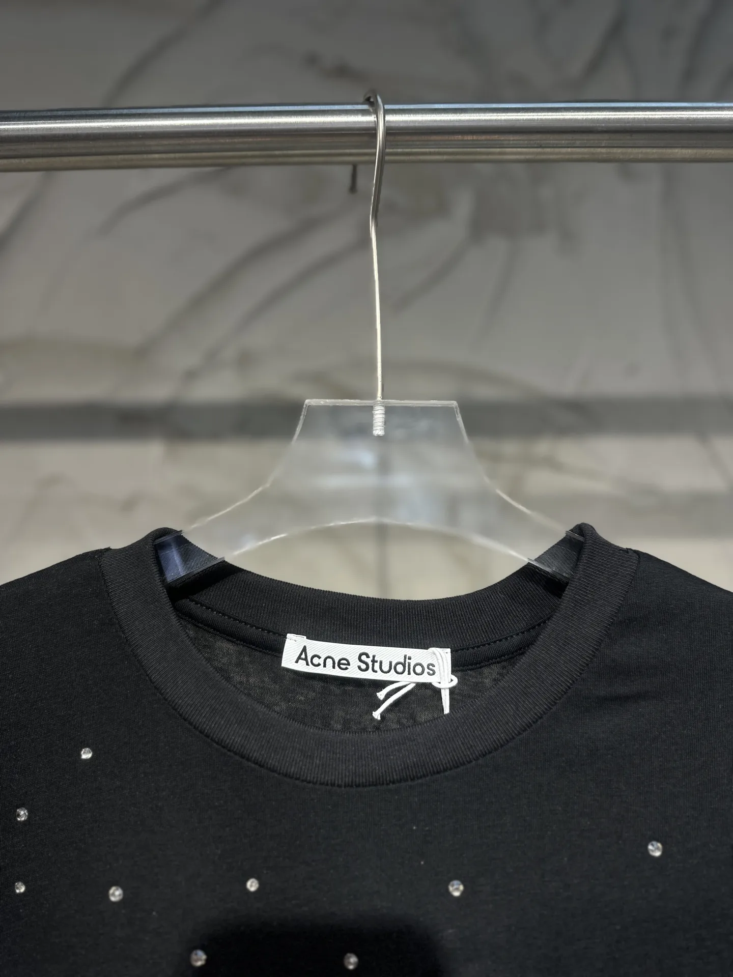 1996 Rhinestone Logo Long-Sleeve T-Shirt D15523051 — view 2