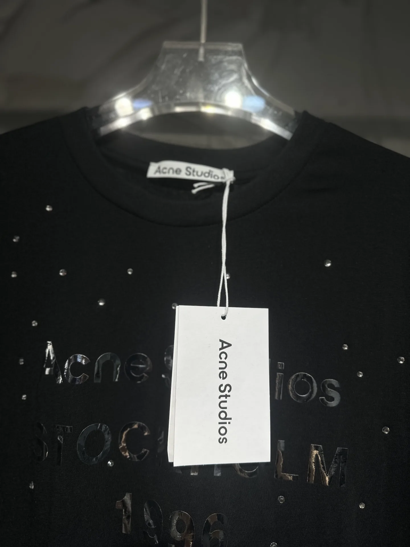 1996 Rhinestone Logo Long-Sleeve T-Shirt D15523051 — view 3