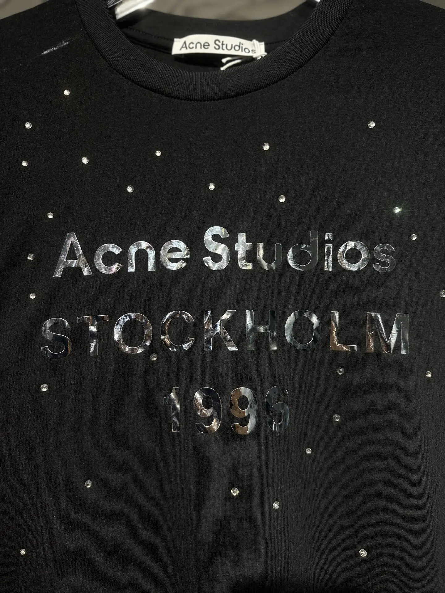 1996 Rhinestone Logo Long-Sleeve T-Shirt D15523051 — view 4