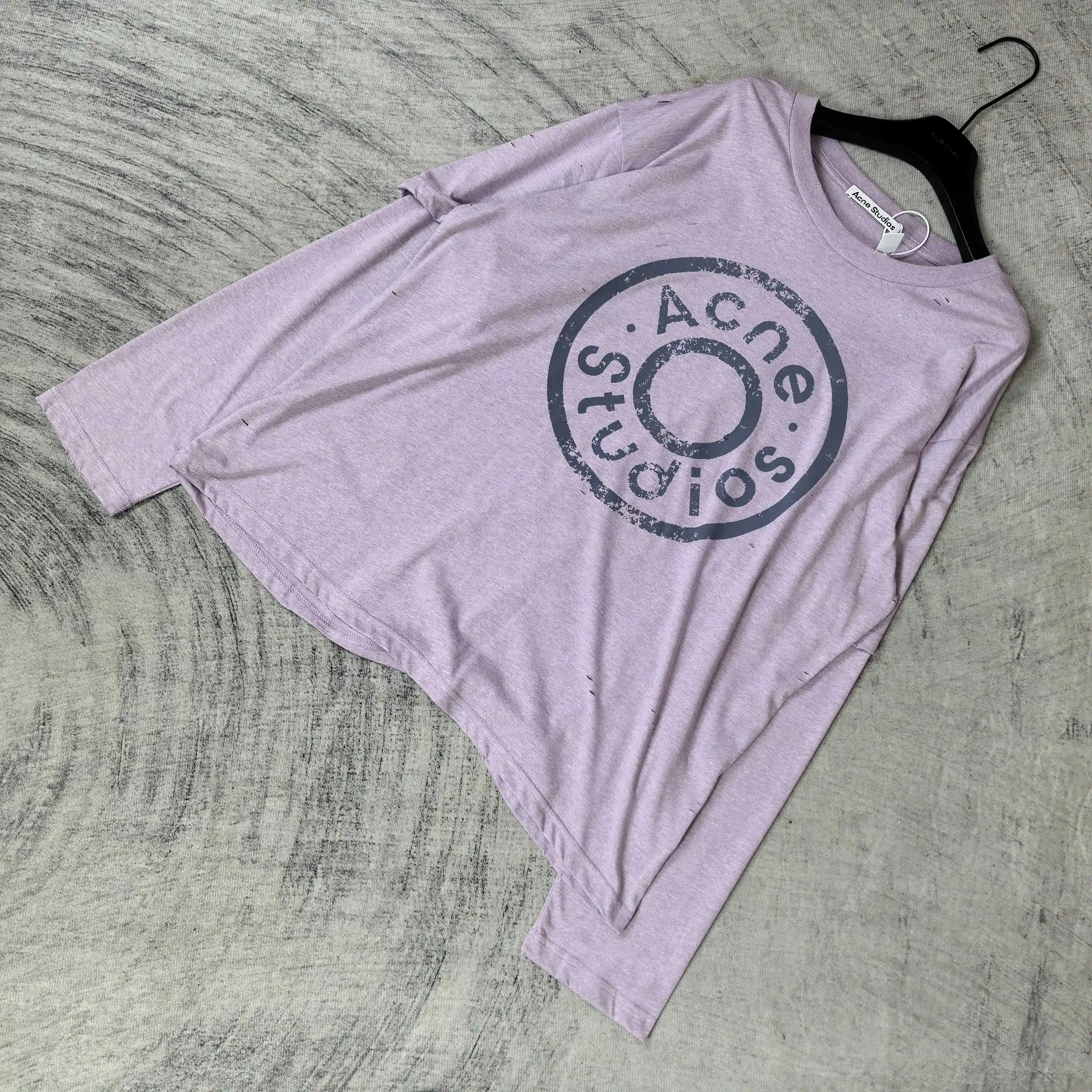 Distressed Logo Print Long-Sleeve T-Shirt D15523224 — view 4