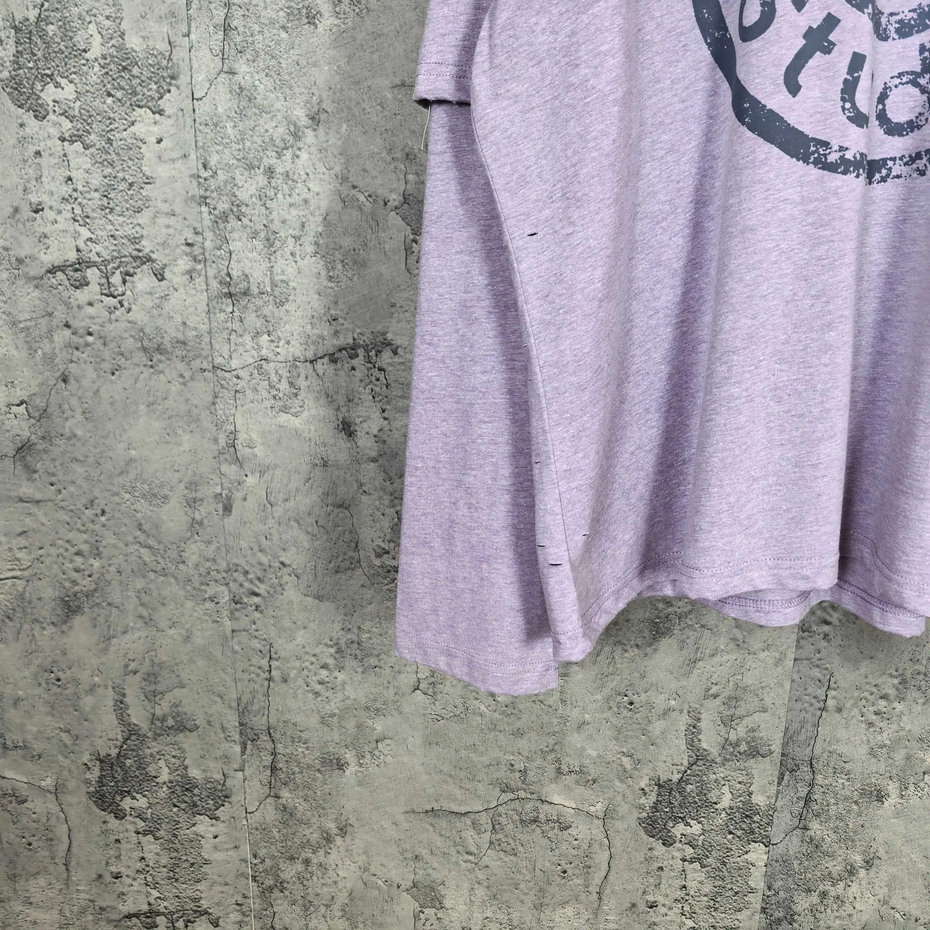 Distressed Logo Print Long-Sleeve T-Shirt D15523224 — view 12