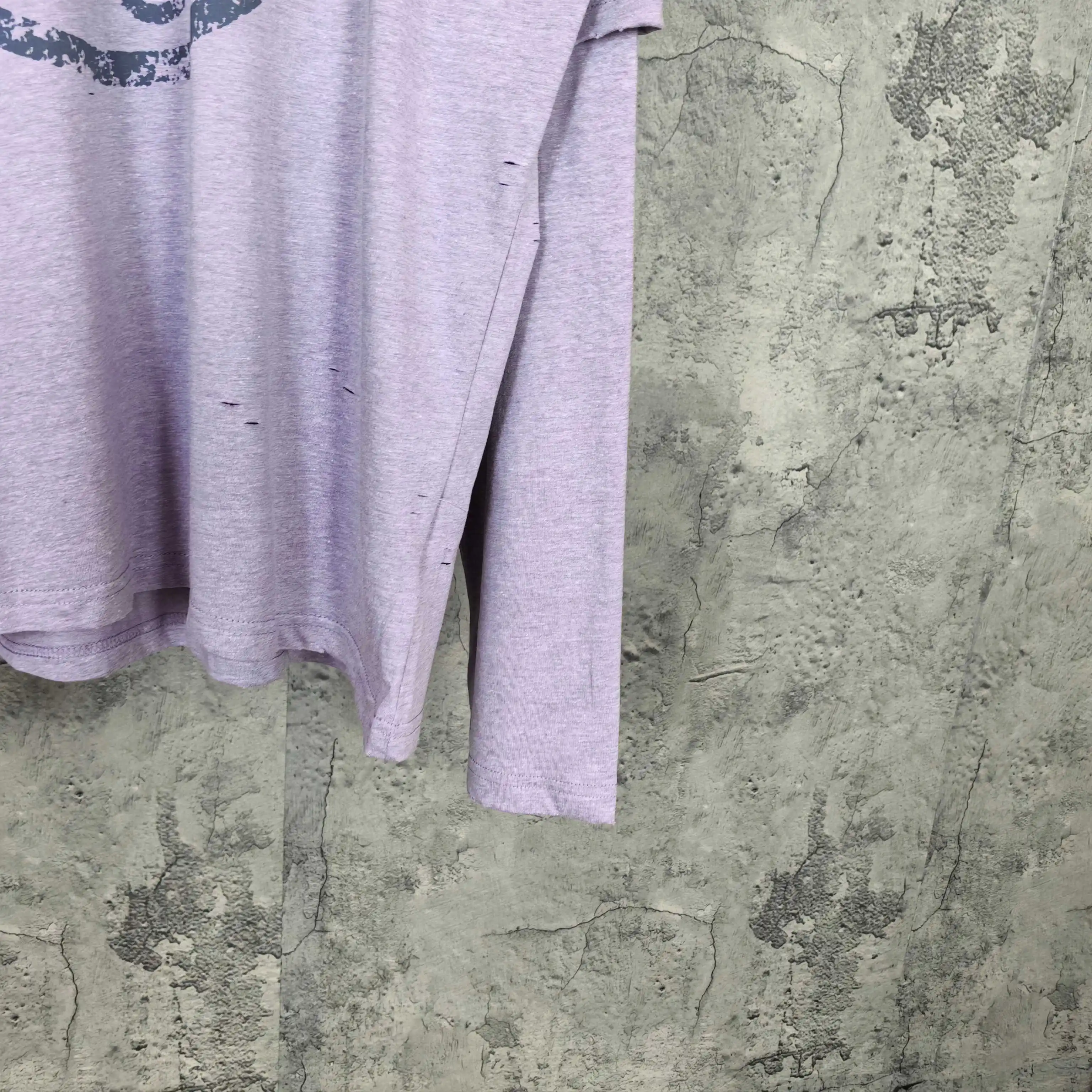 Distressed Logo Print Long-Sleeve T-Shirt D15523224 — view 13