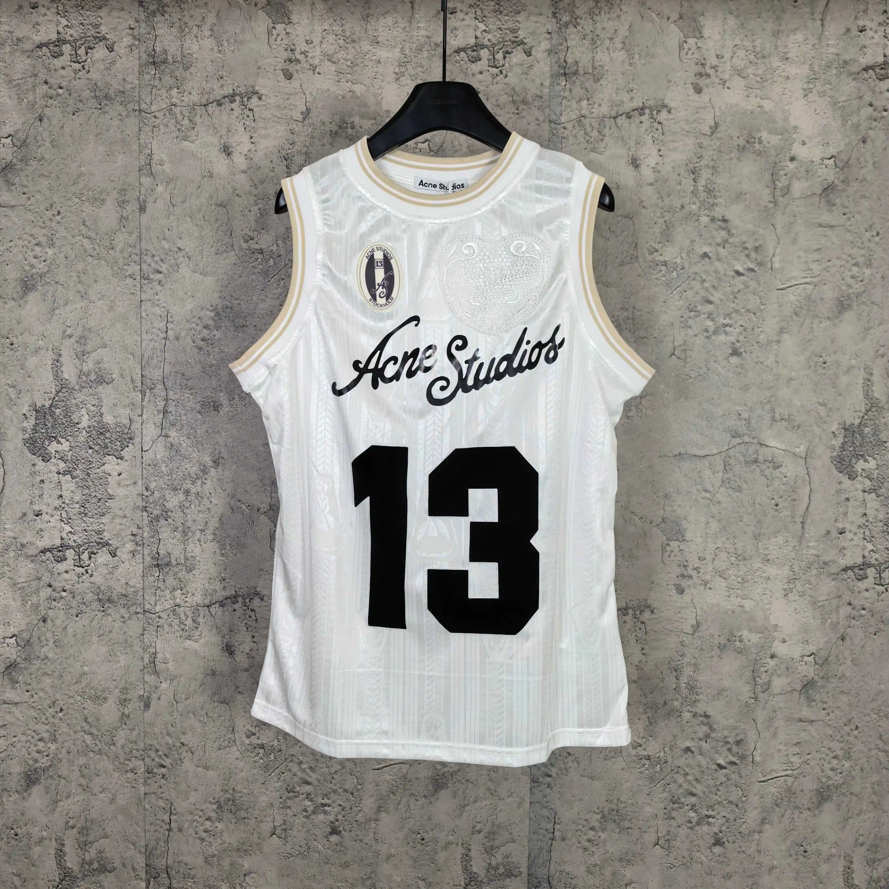 Logo Print Basketball Jersey Tank Top D15523278