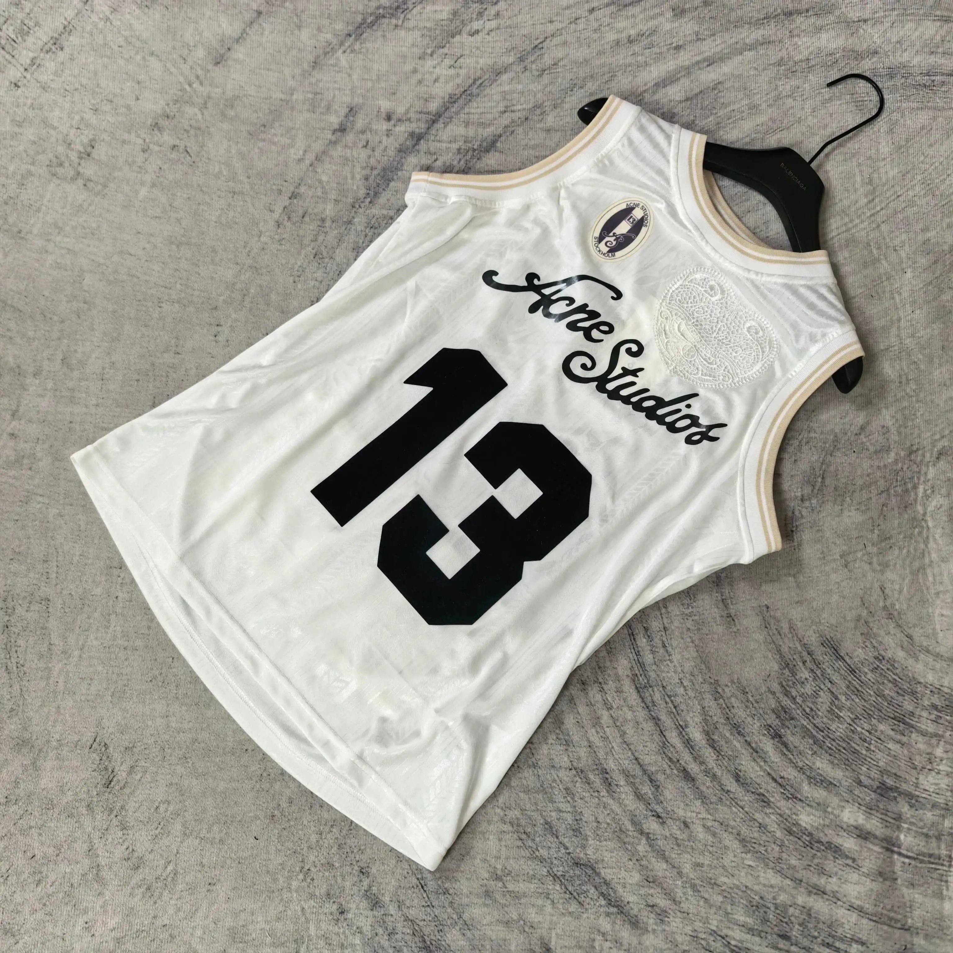 Logo Print Basketball Jersey Tank Top D15523278 — view 4