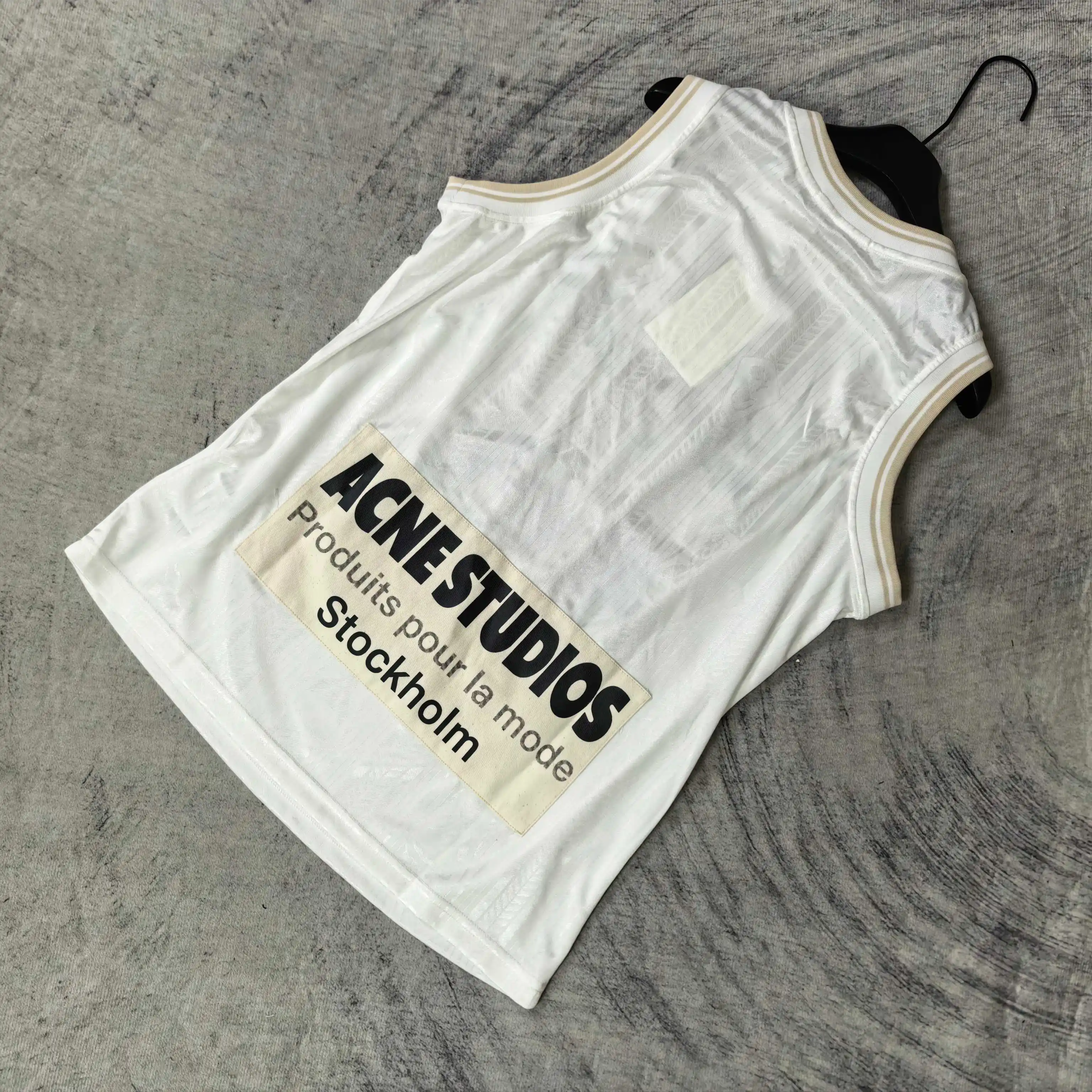 Logo Print Basketball Jersey Tank Top D15523278 — view 5