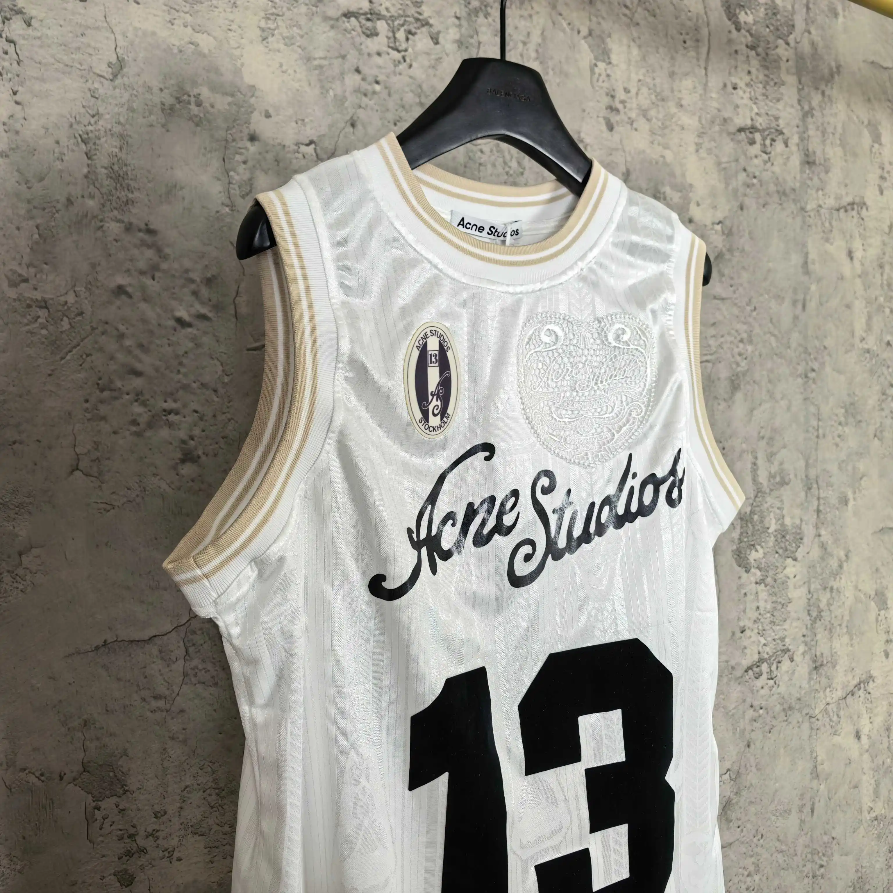 Logo Print Basketball Jersey Tank Top D15523278 — view 7