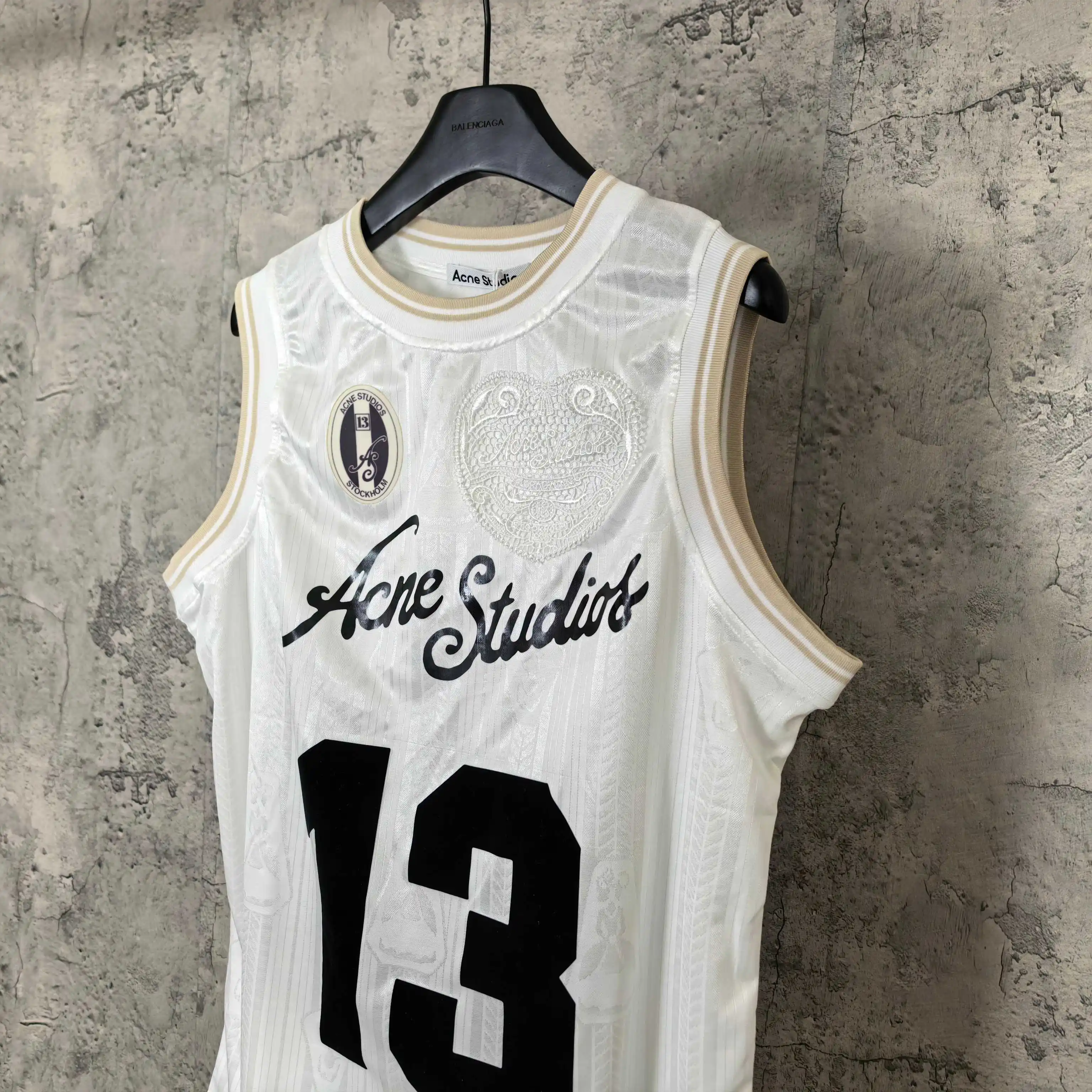 Logo Print Basketball Jersey Tank Top D15523278 — view 9