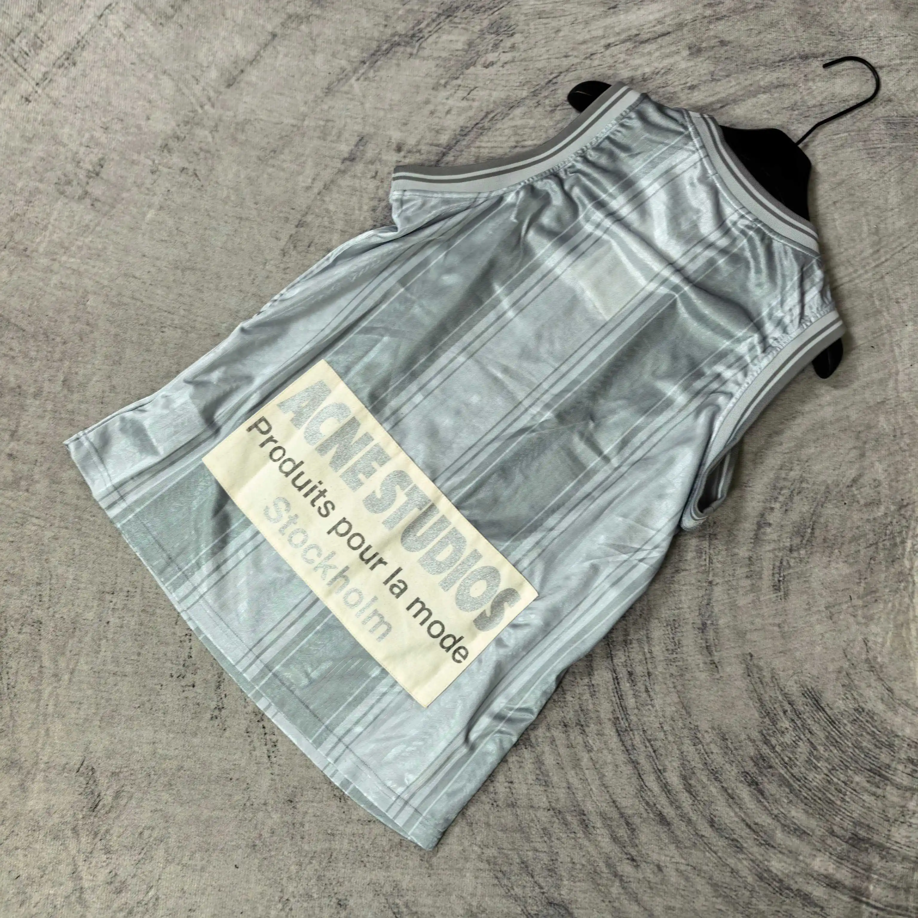 Logo-Print Mesh Football Jersey Vest D15523279 — view 5