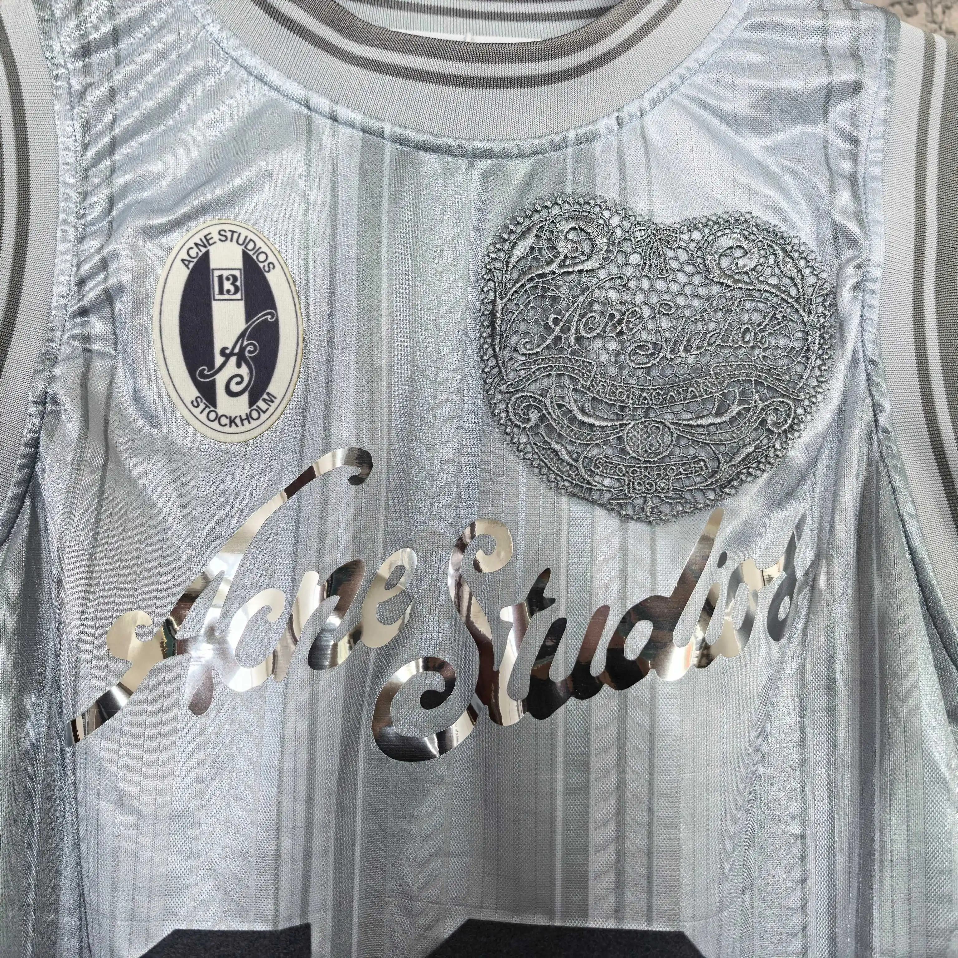 Logo-Print Mesh Football Jersey Vest D15523279 — view 8