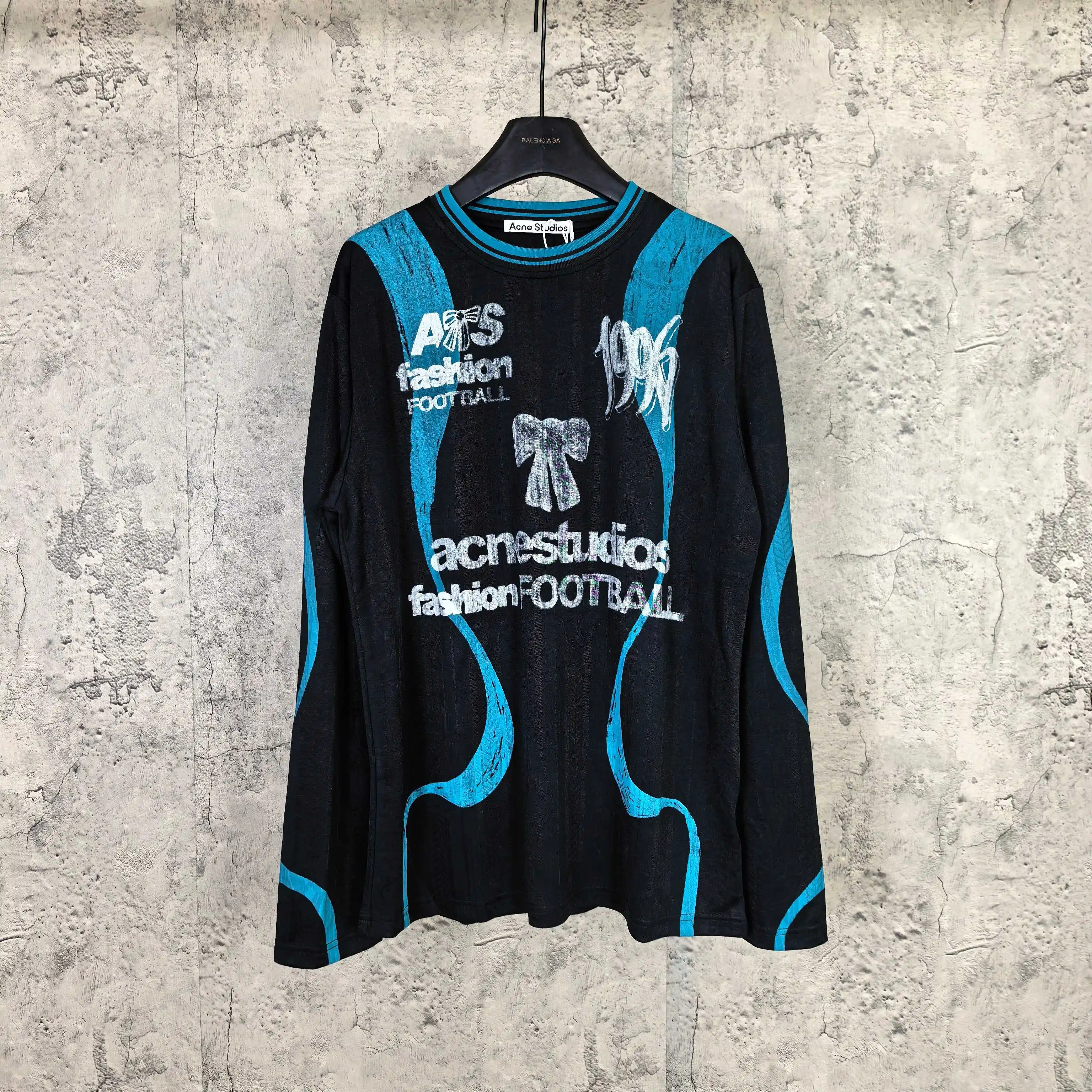 Long-Sleeve Graphic Football Jersey D15523254