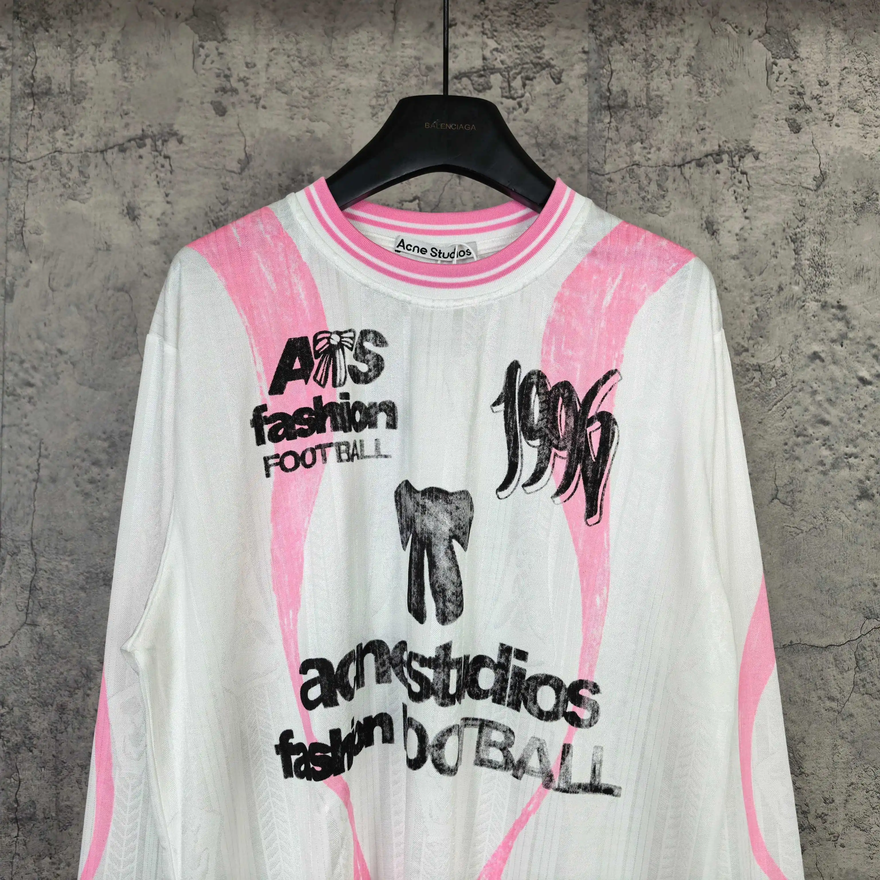 Graphic Print Long-Sleeve Football Jersey D15523255 — view 3