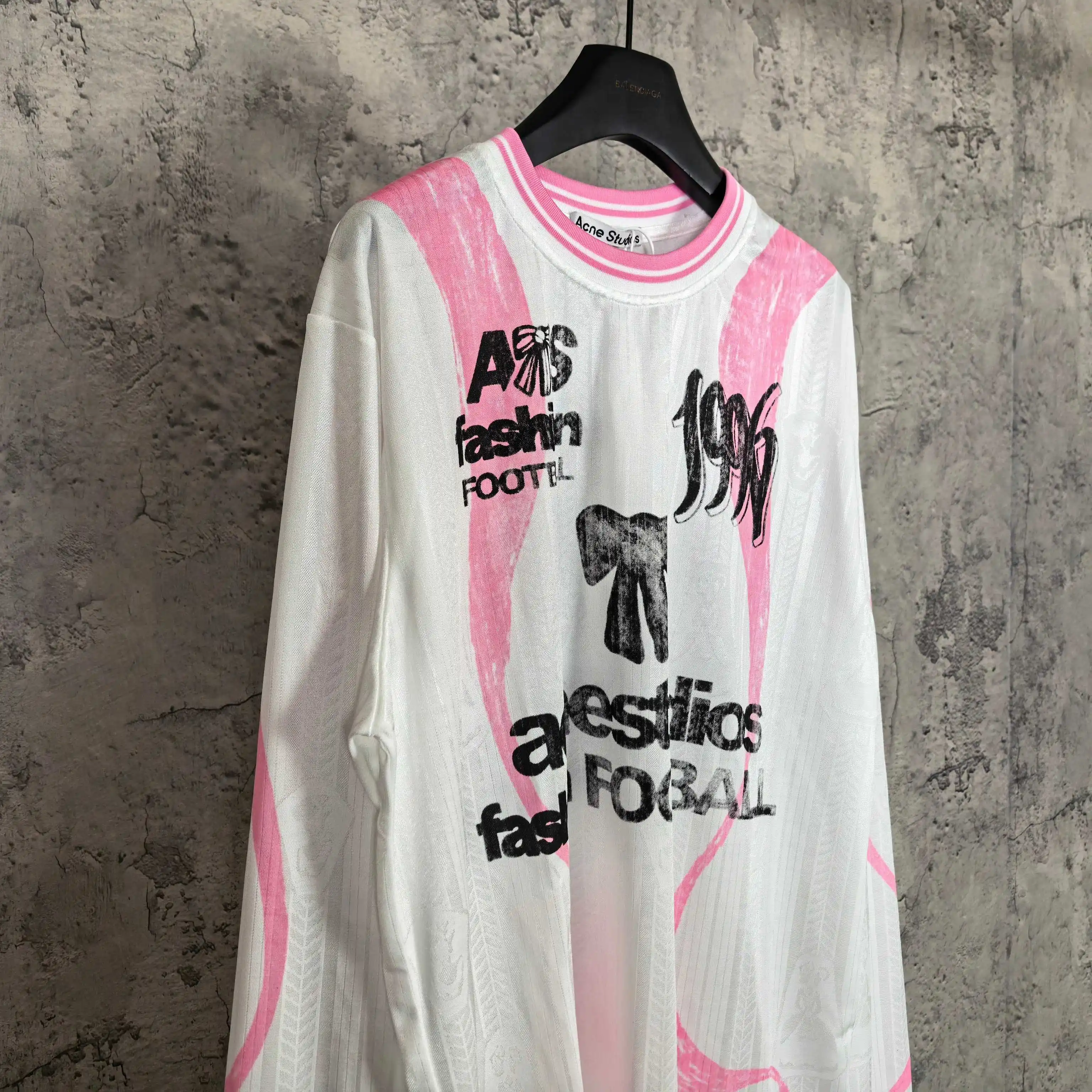 Graphic Print Long-Sleeve Football Jersey D15523255 — view 7