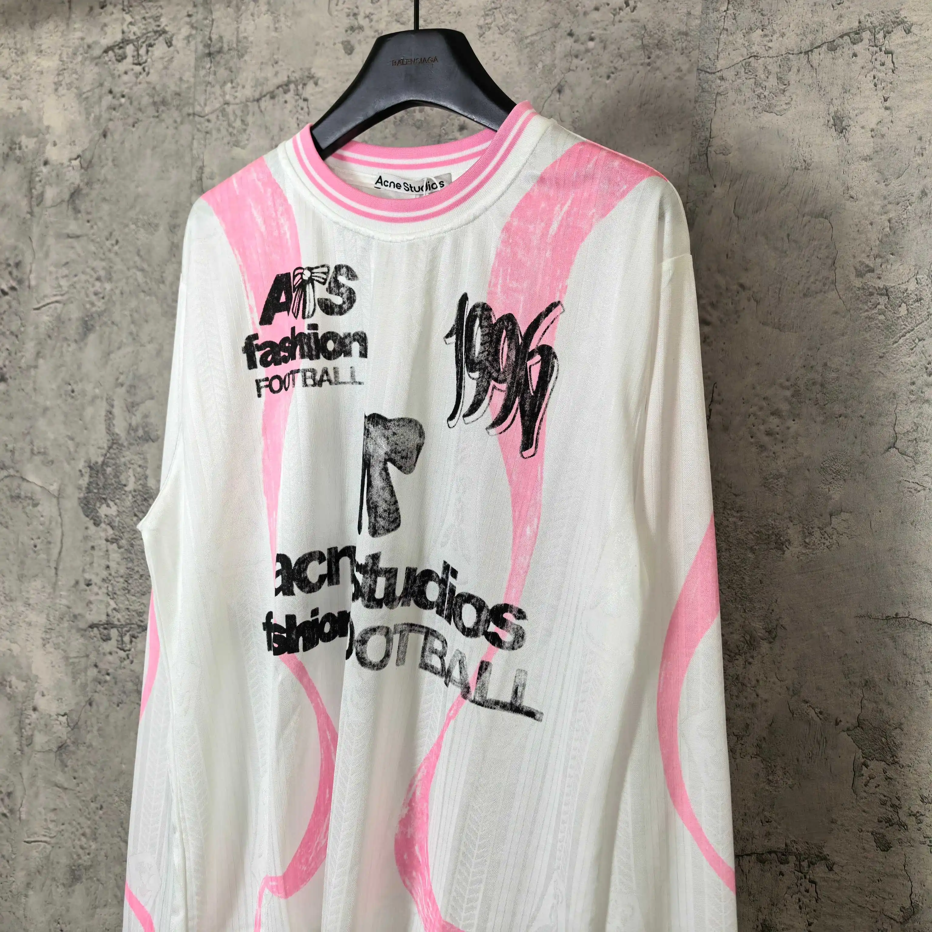 Graphic Print Long-Sleeve Football Jersey D15523255 — view 9