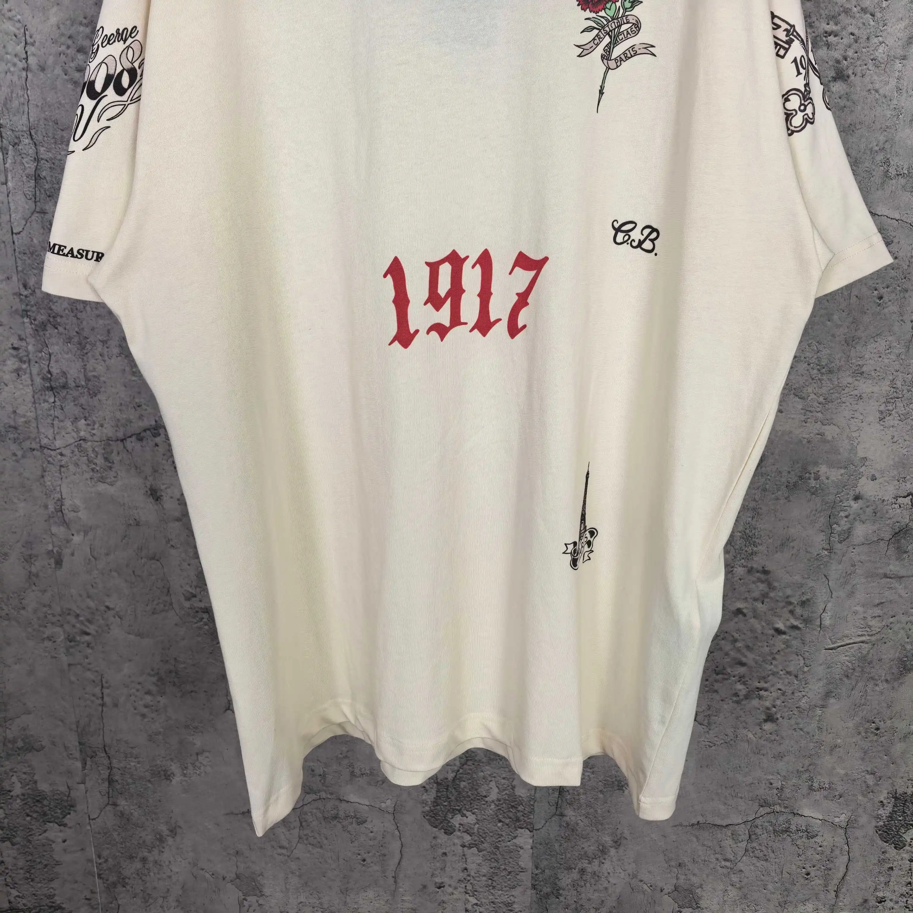 Tattoo Logo Print Medium Fit T-Shirt D15523163 — view 11