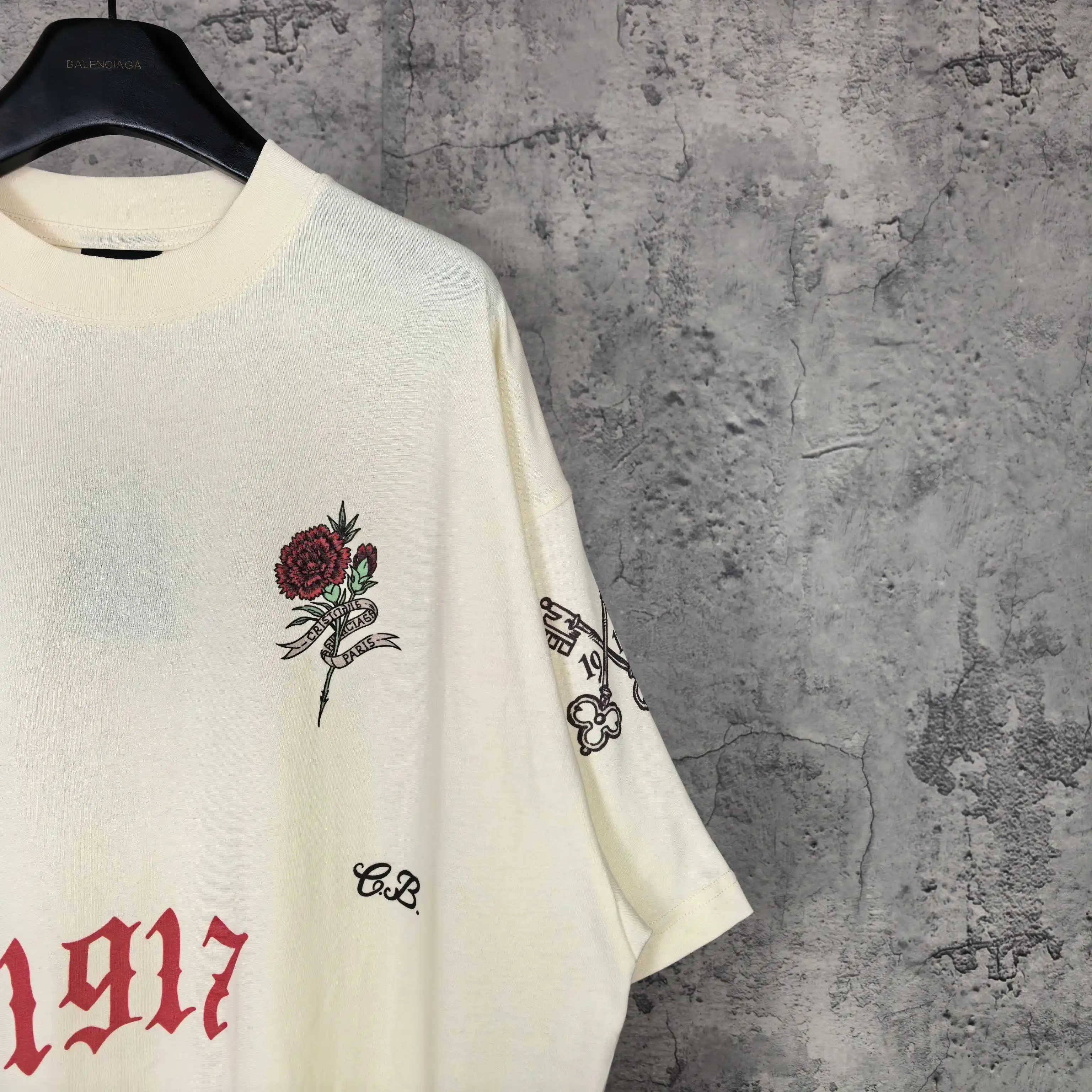 Tattoo Logo Print Medium Fit T-Shirt D15523163 — view 12