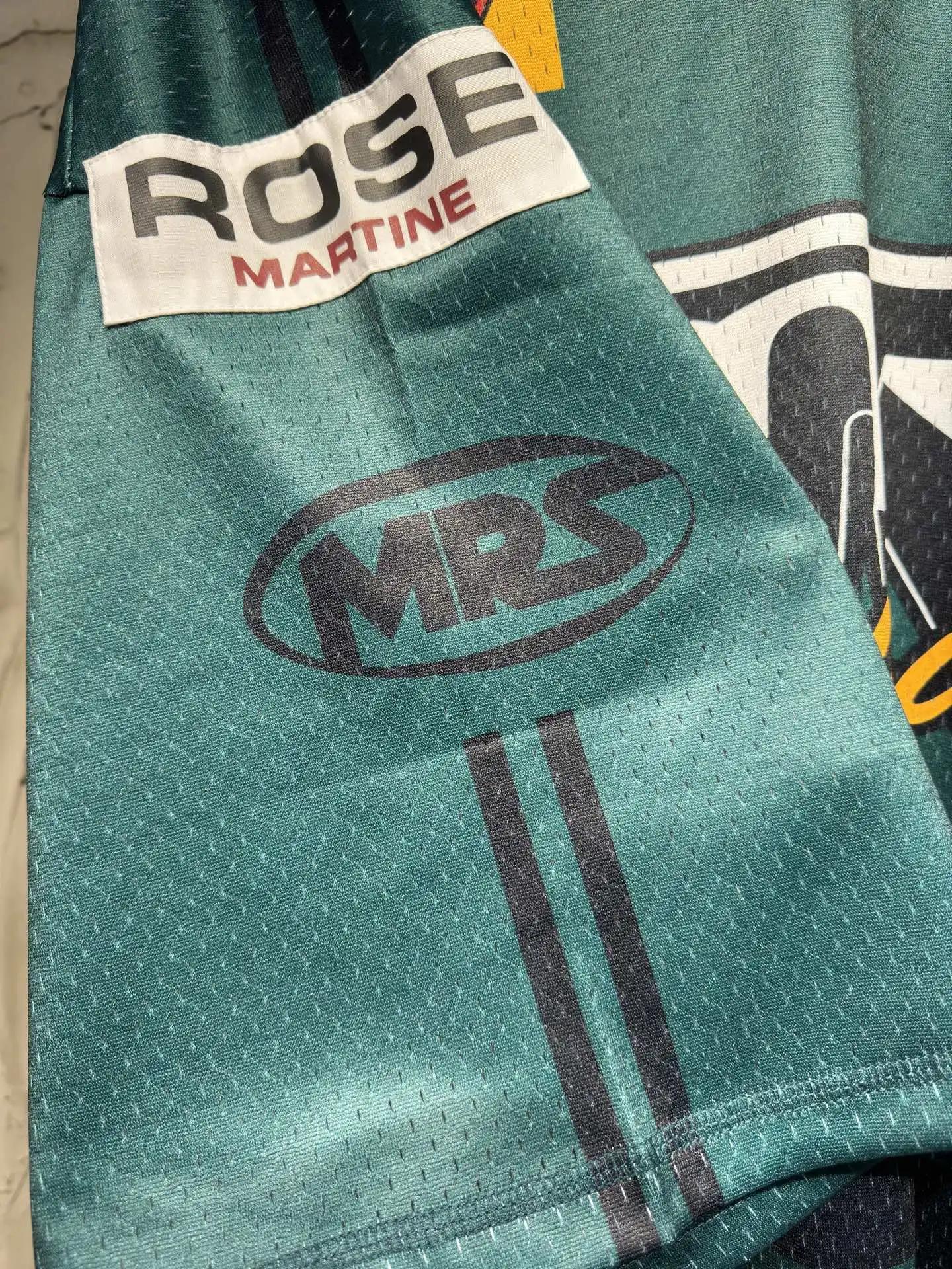 Oversized Logo-Print Mesh Football Jersey D15523038 — view 11