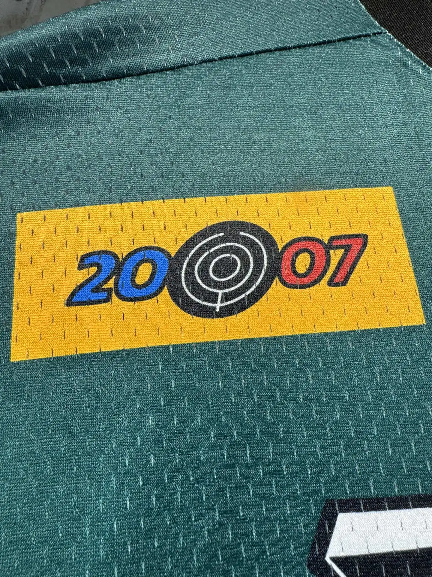 Oversized Logo-Print Mesh Football Jersey D15523038 — view 12