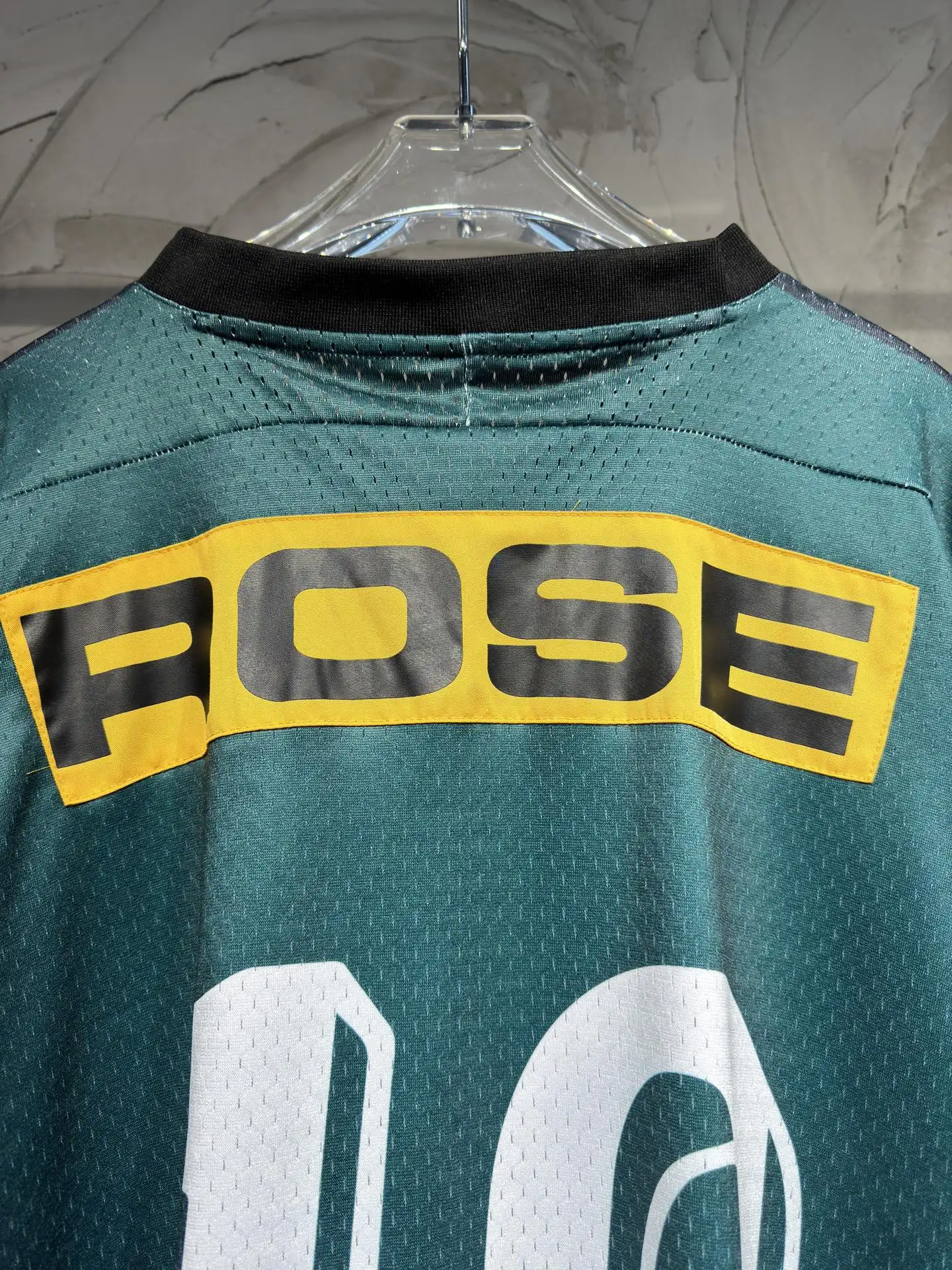 Oversized Logo-Print Mesh Football Jersey D15523038 — view 18