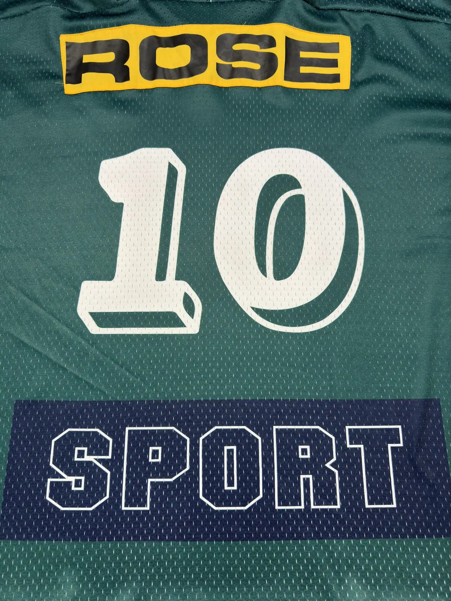Oversized Logo-Print Mesh Football Jersey D15523038 — view 25