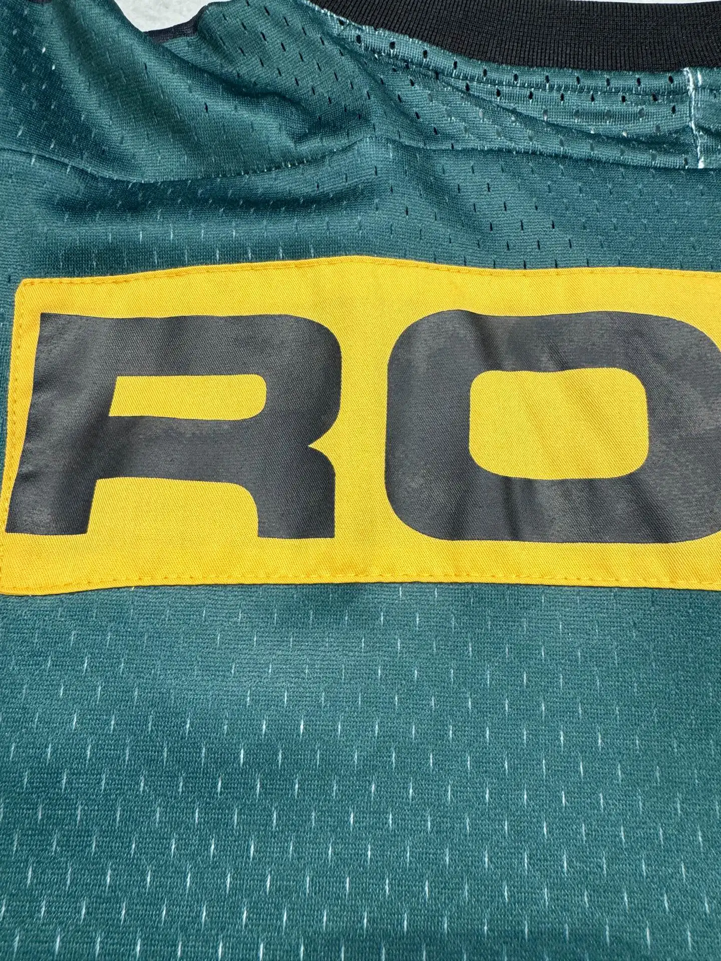 Oversized Logo-Print Mesh Football Jersey D15523038 — view 26