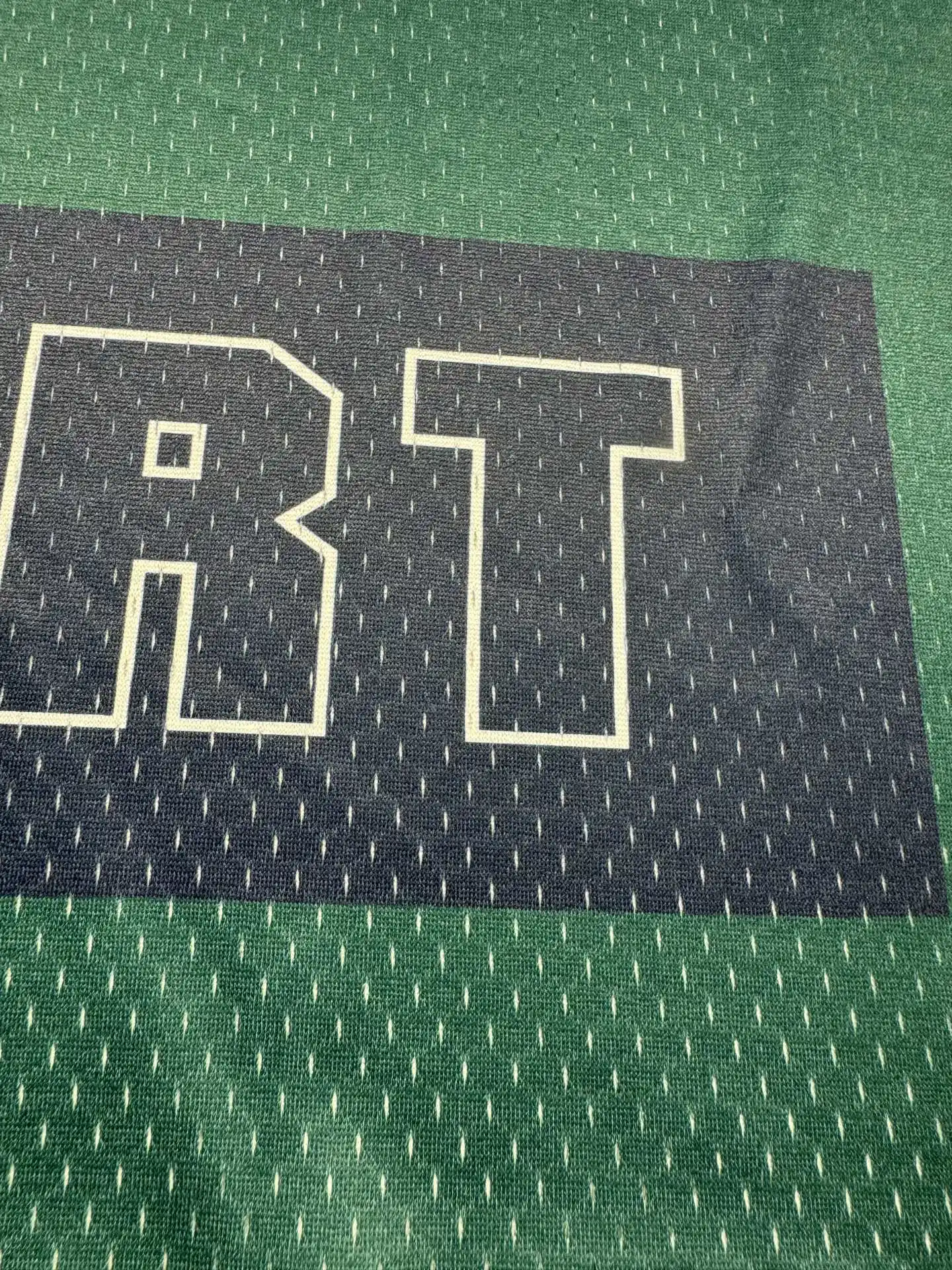 Oversized Logo-Print Mesh Football Jersey D15523038 — view 33