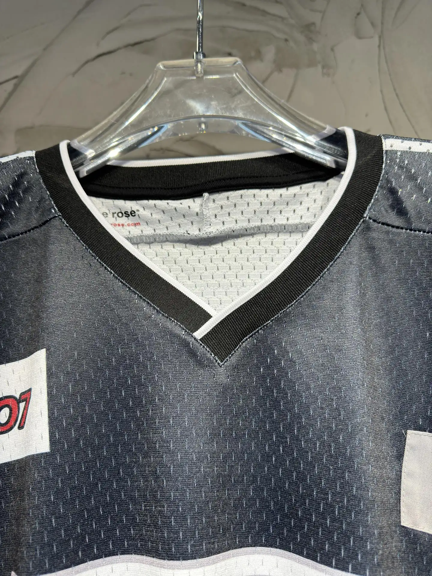 Oversized Graphic Mesh Football Jersey D15523037 — view 5