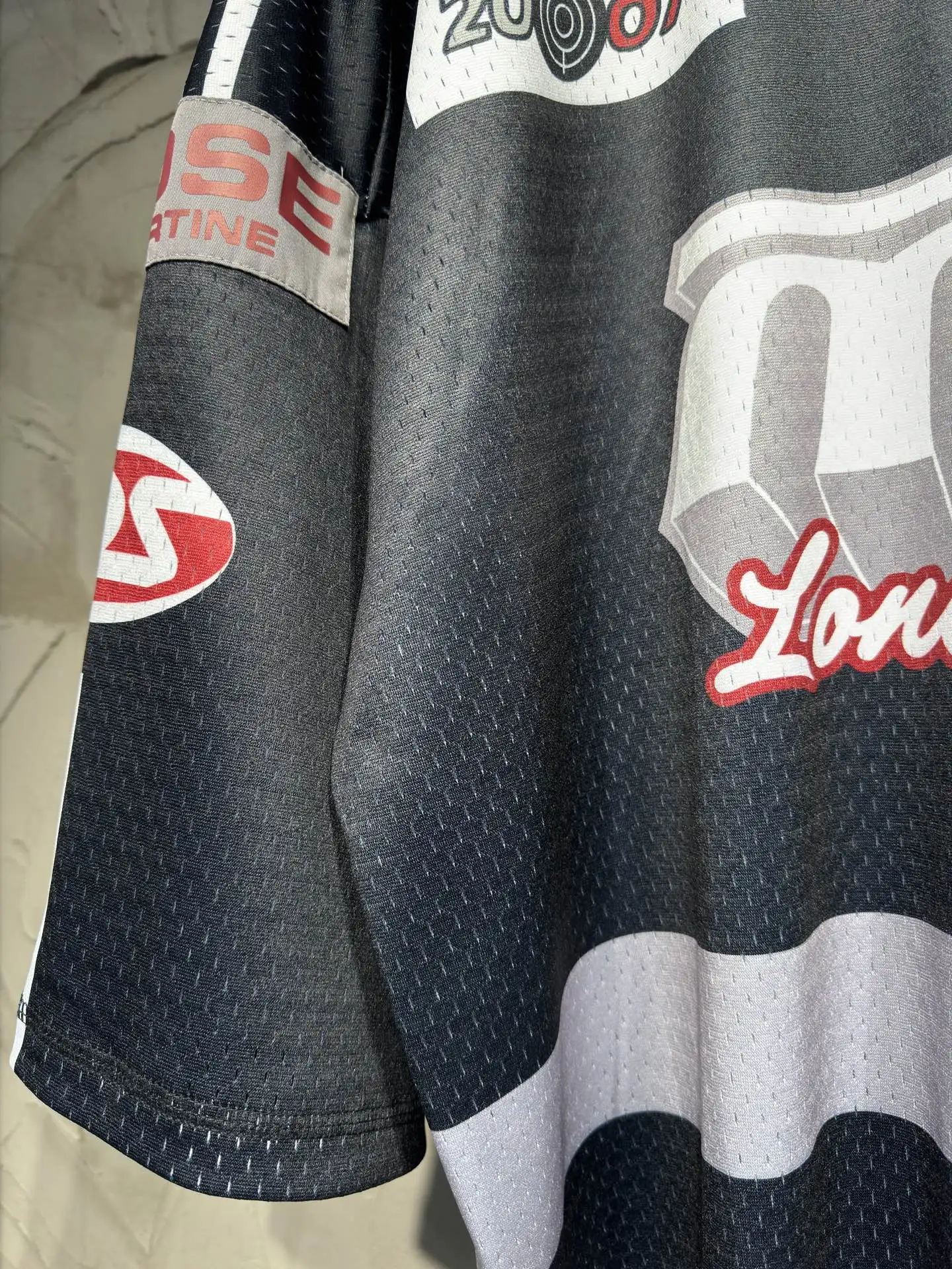 Oversized Graphic Mesh Football Jersey D15523037 — view 8