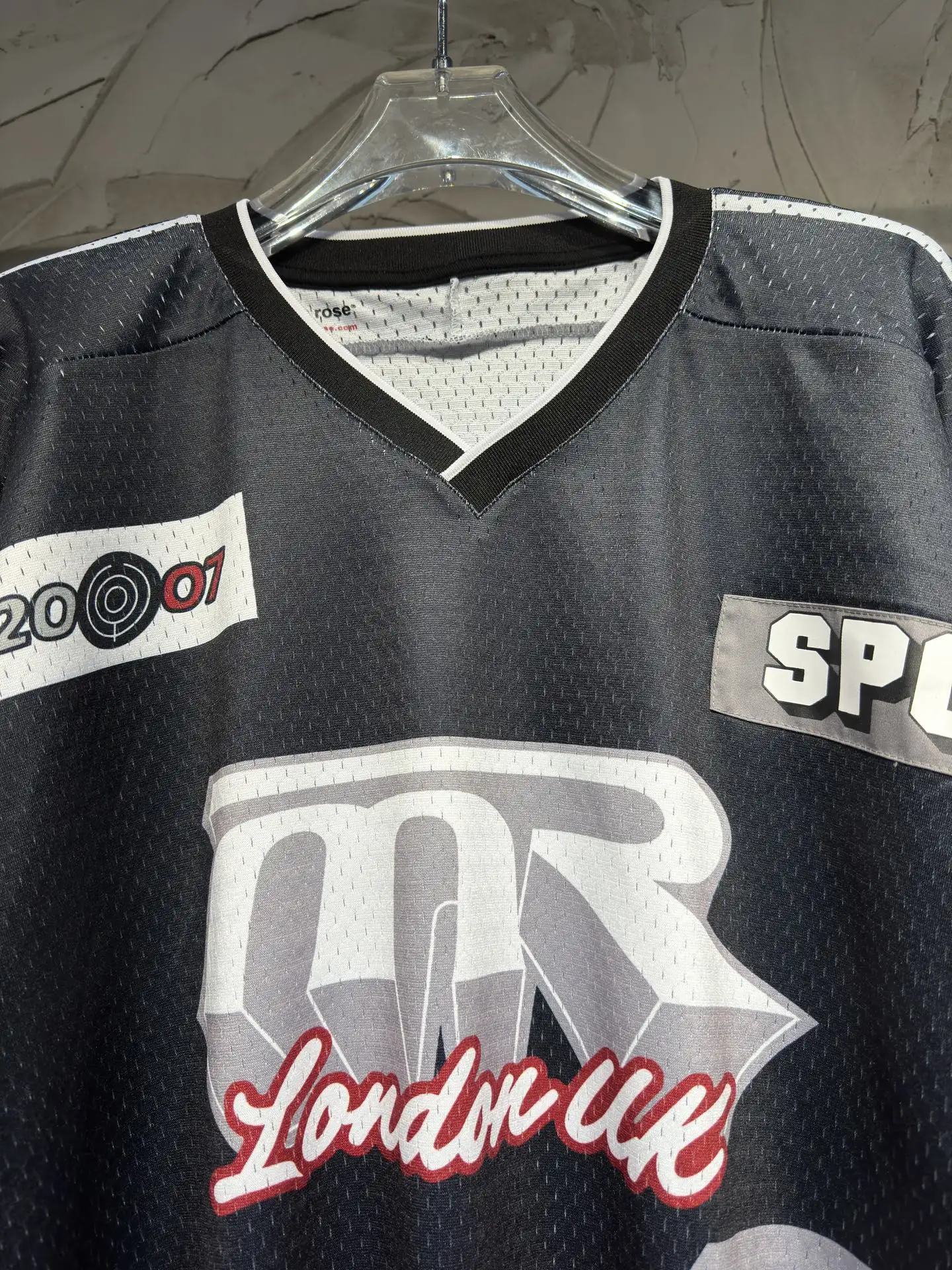 Oversized Graphic Mesh Football Jersey D15523037 — view 10