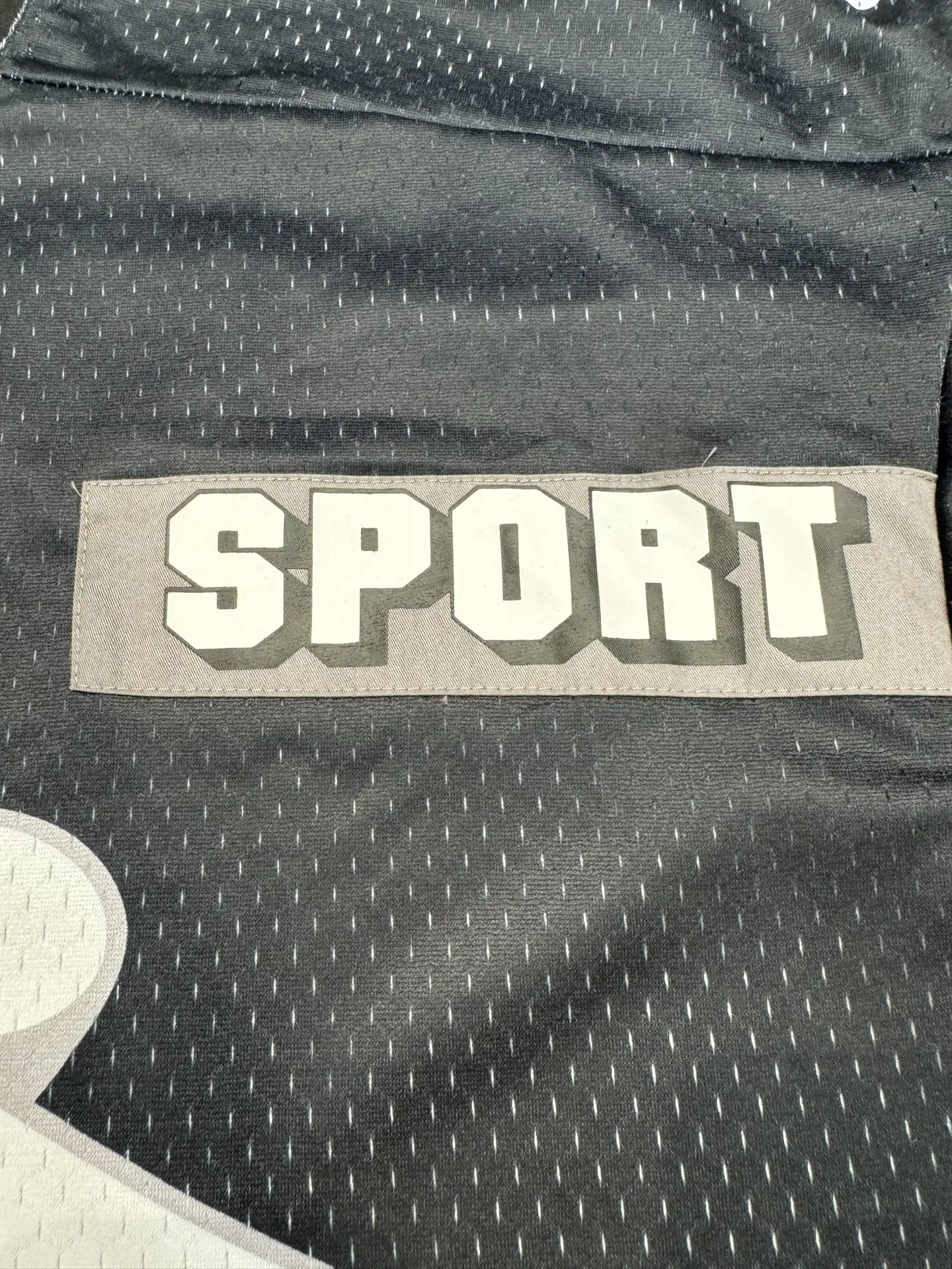Oversized Graphic Mesh Football Jersey D15523037 — view 21
