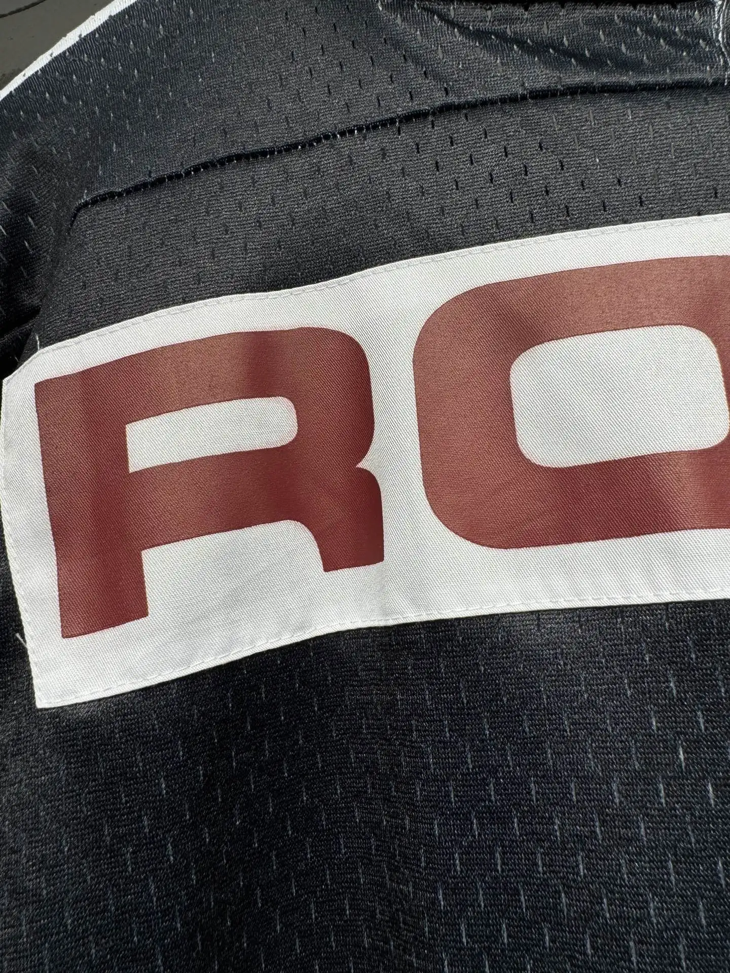 Oversized Graphic Mesh Football Jersey D15523037 — view 26