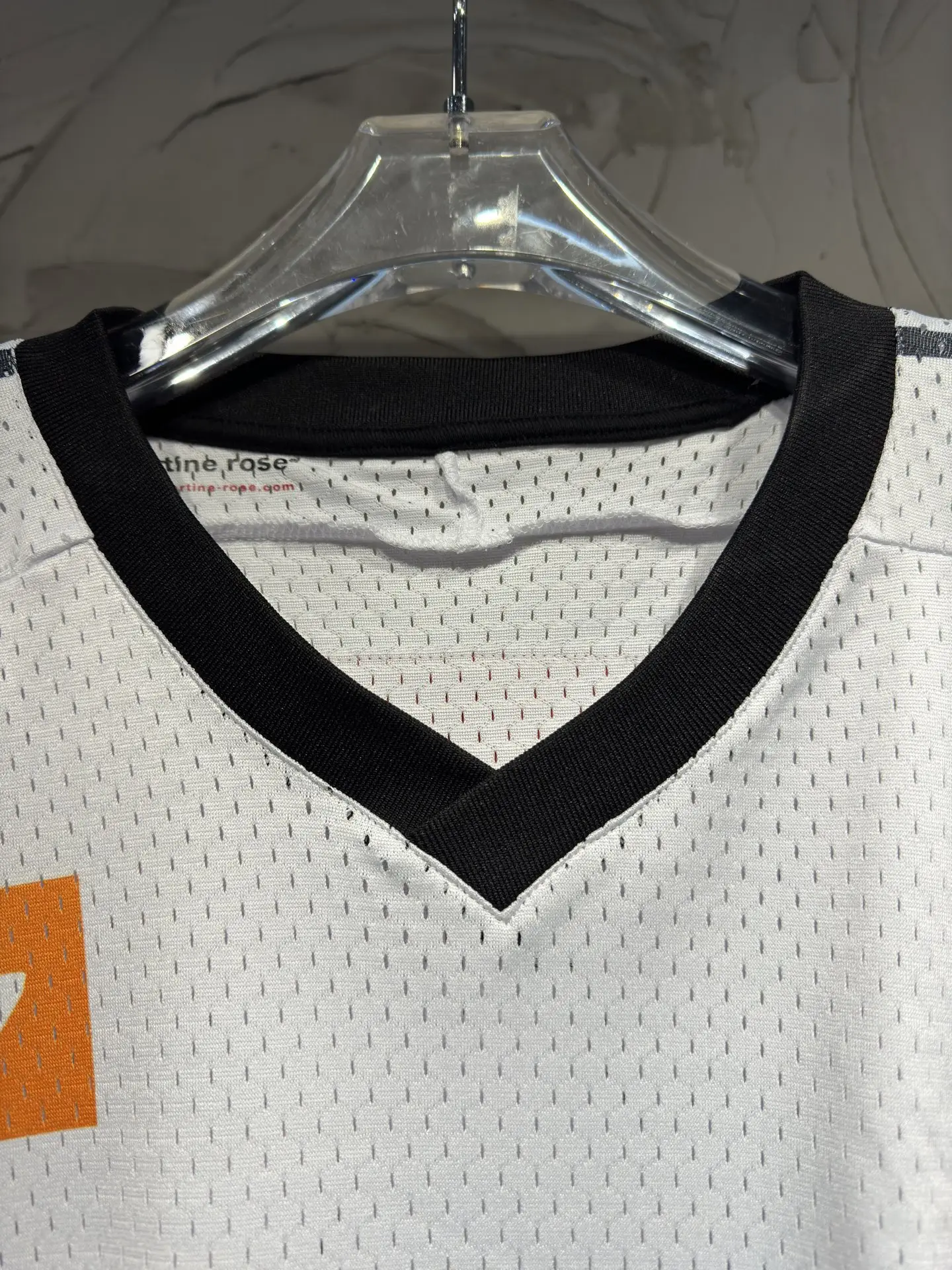 Oversized Striped Mesh Football Jersey D15523039 — view 6