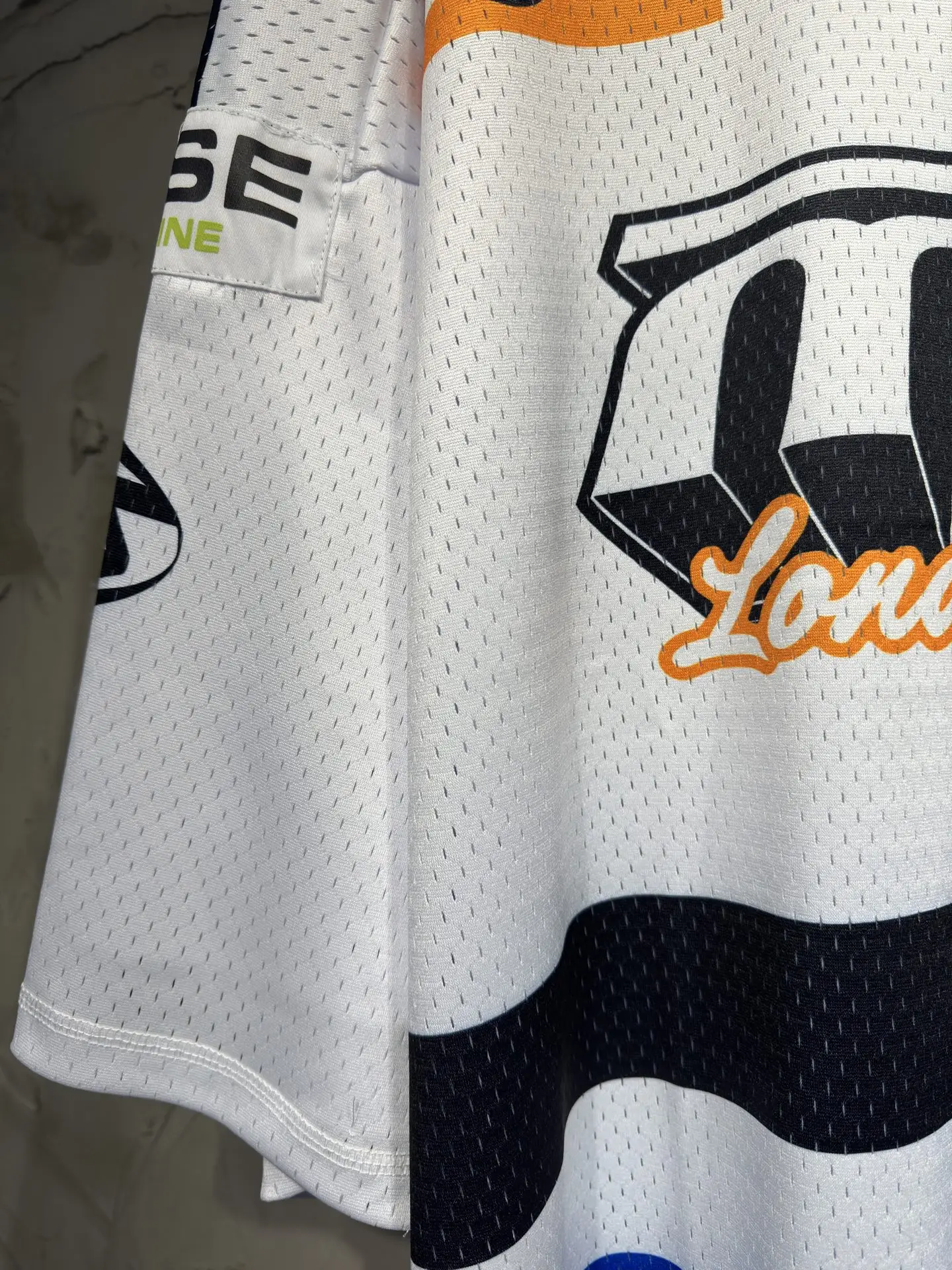 Oversized Striped Mesh Football Jersey D15523039 — view 7