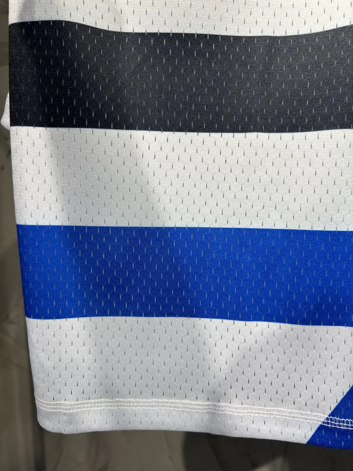 Oversized Striped Mesh Football Jersey D15523039 — view 9