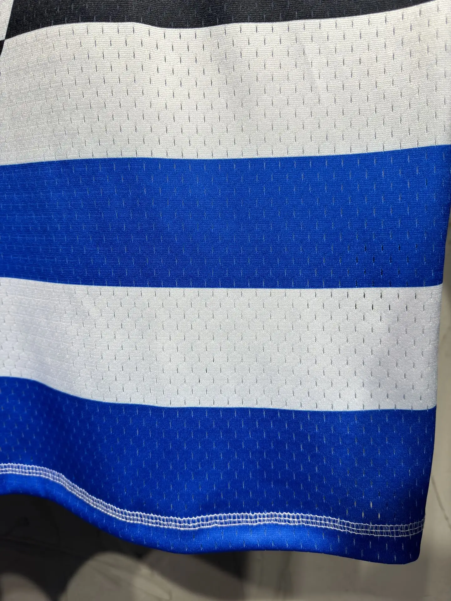 Oversized Striped Mesh Football Jersey D15523039 — view 10