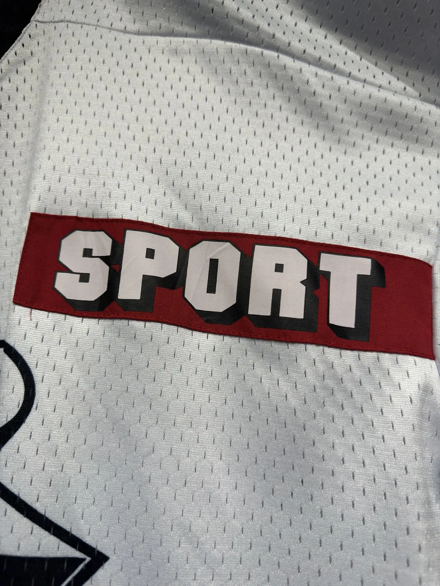 Oversized Striped Mesh Football Jersey D15523039 — view 14
