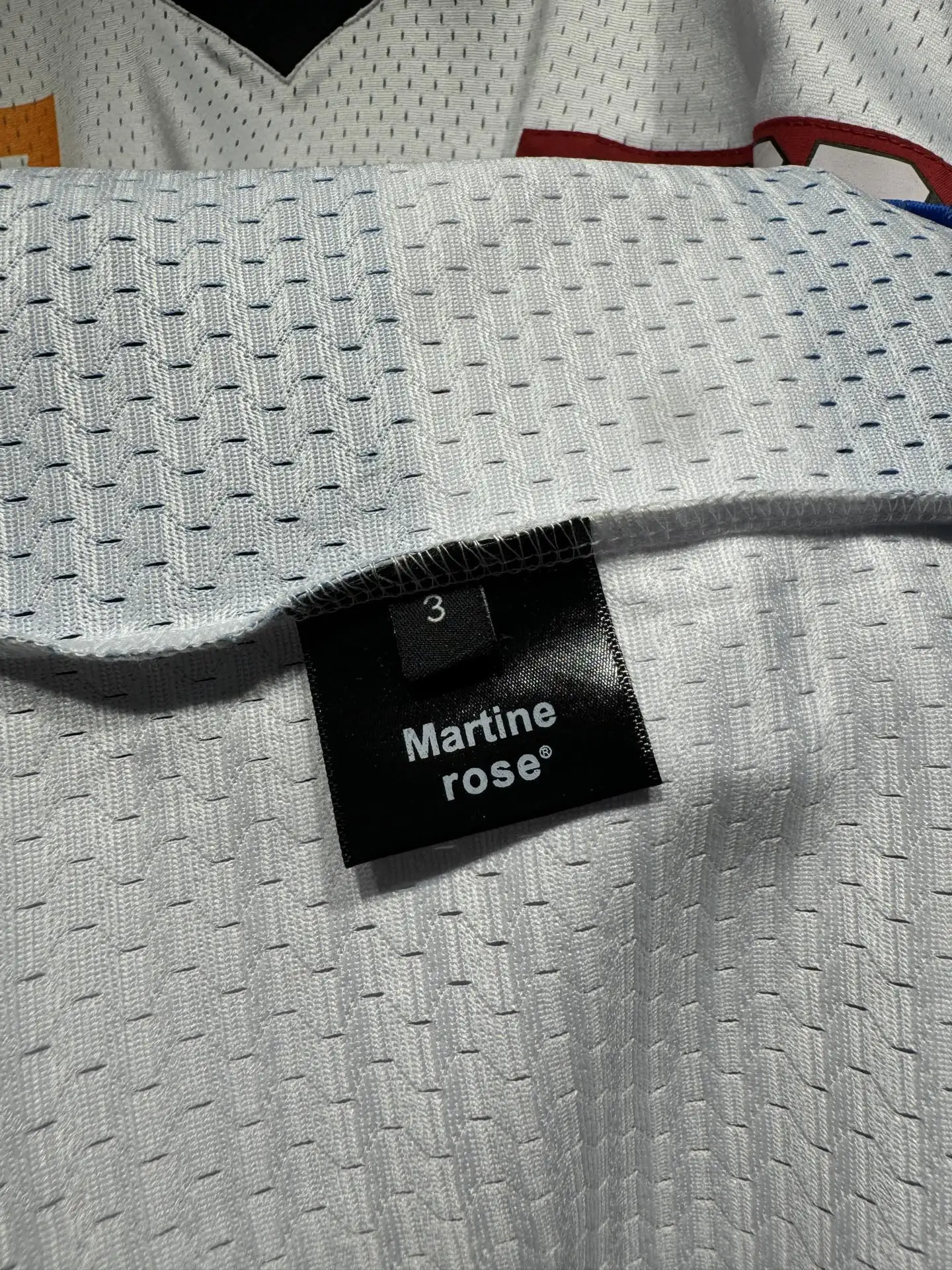 Oversized Striped Mesh Football Jersey D15523039 — view 21