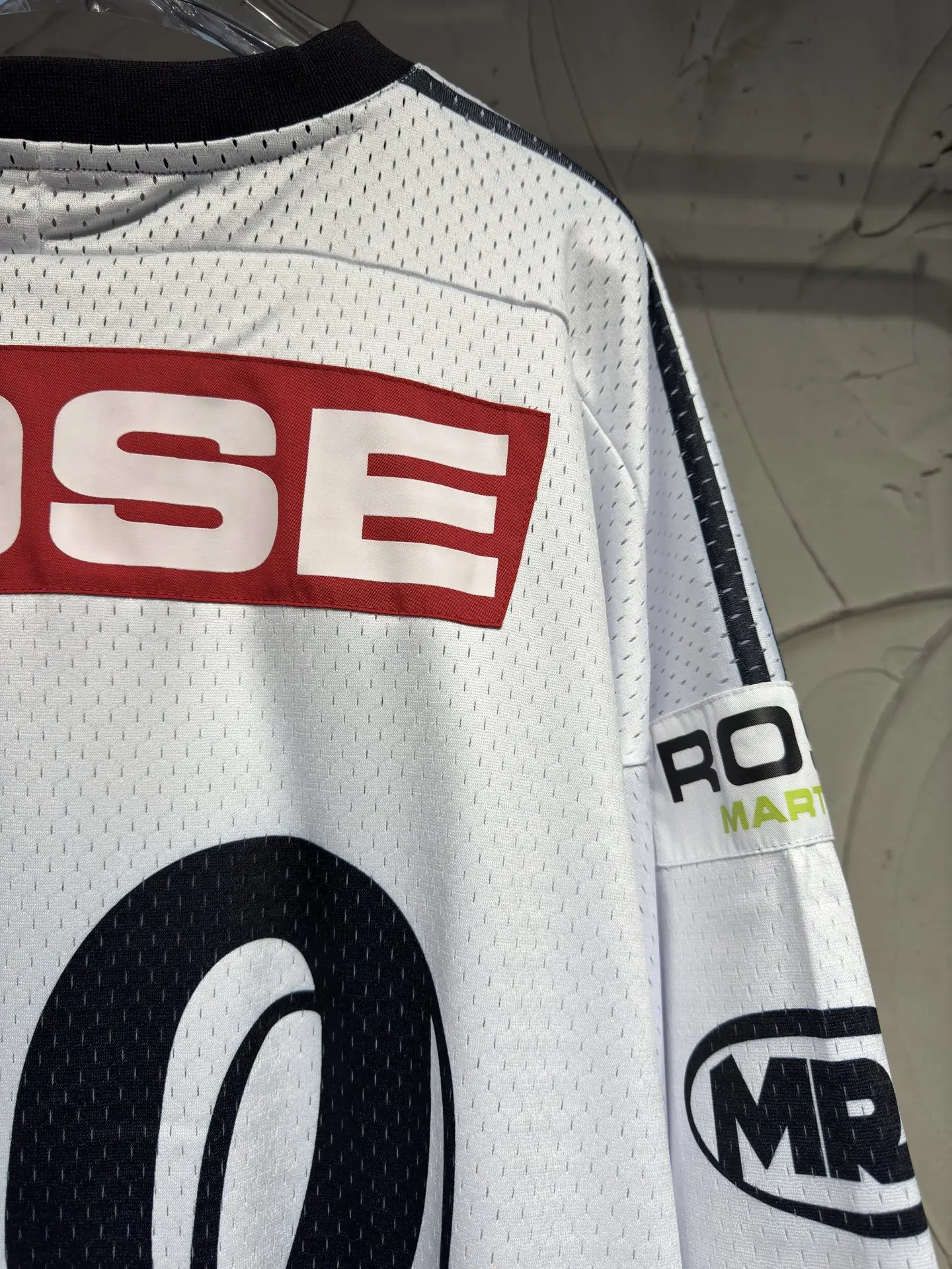 Oversized Striped Mesh Football Jersey D15523039 — view 23