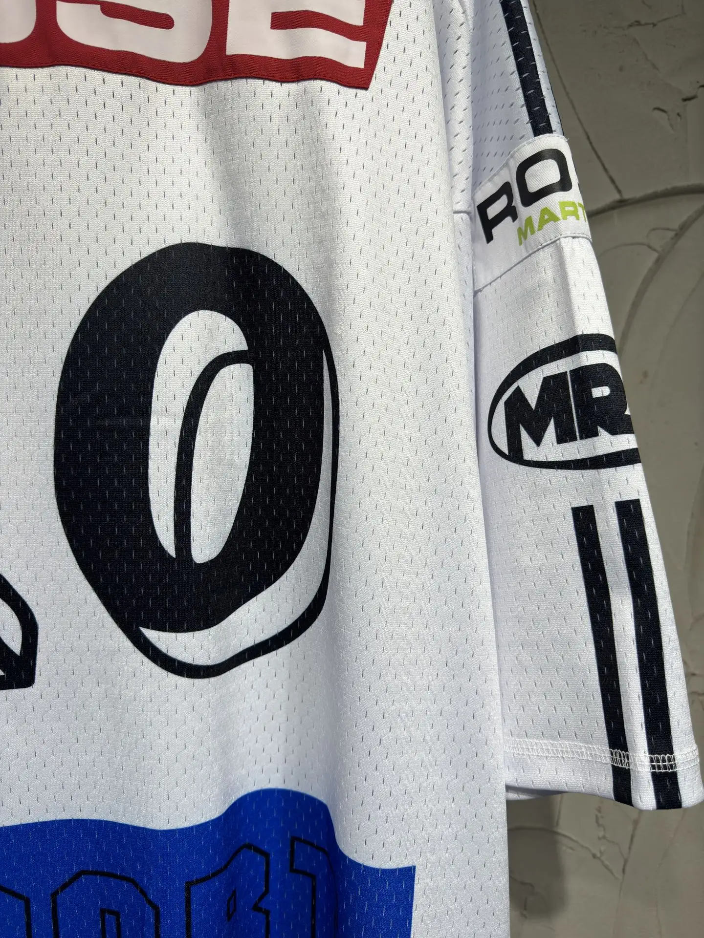 Oversized Striped Mesh Football Jersey D15523039 — view 27