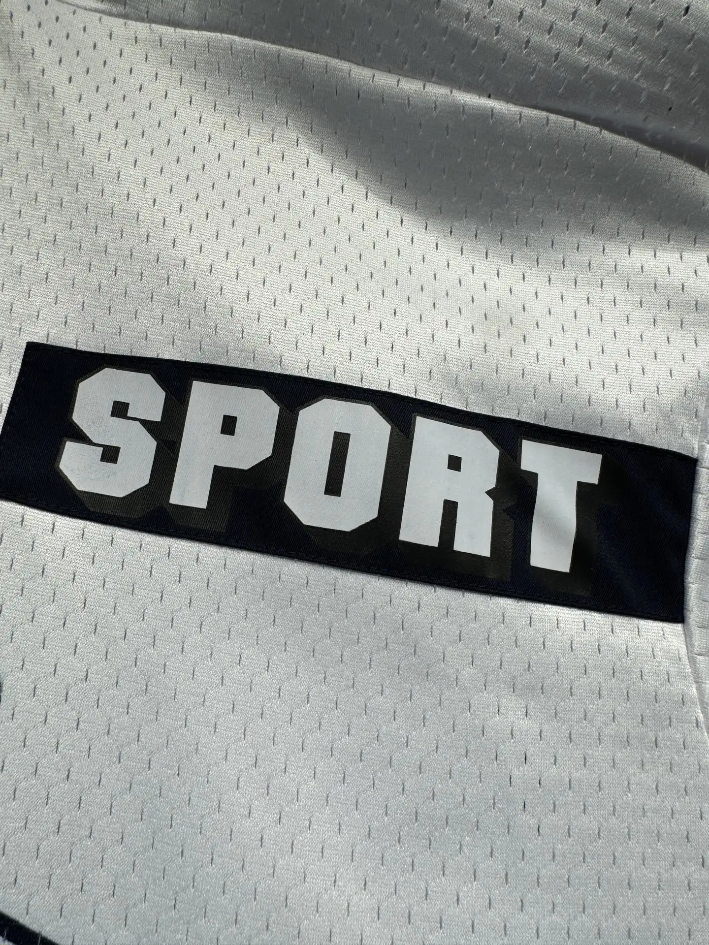 Oversized Striped Mesh Football Jersey D15523036 — view 13