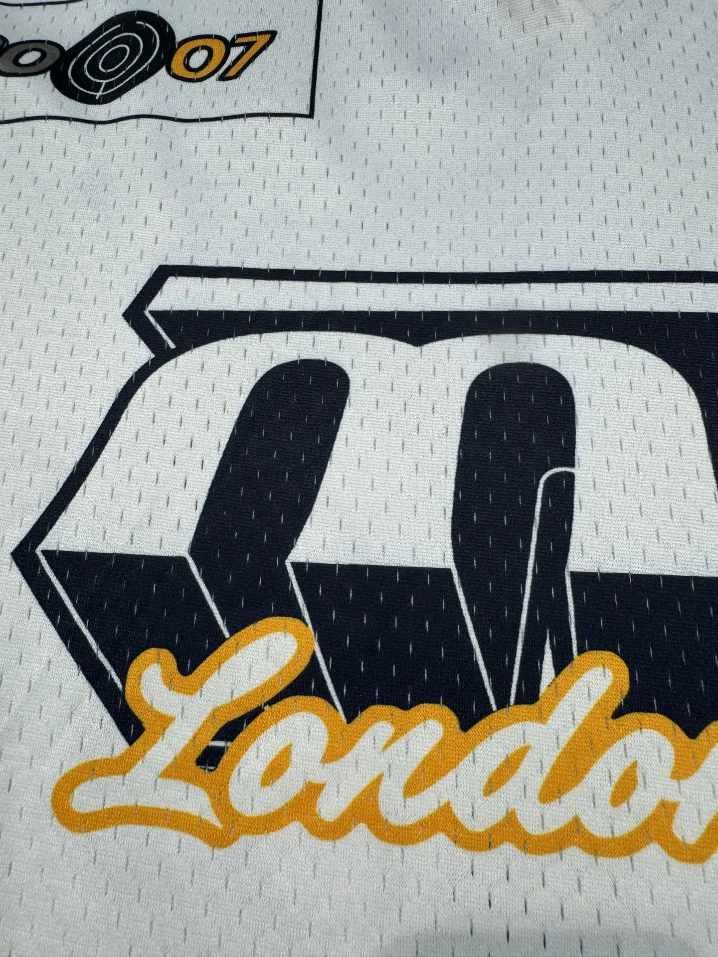 Oversized Striped Mesh Football Jersey D15523036 — view 17