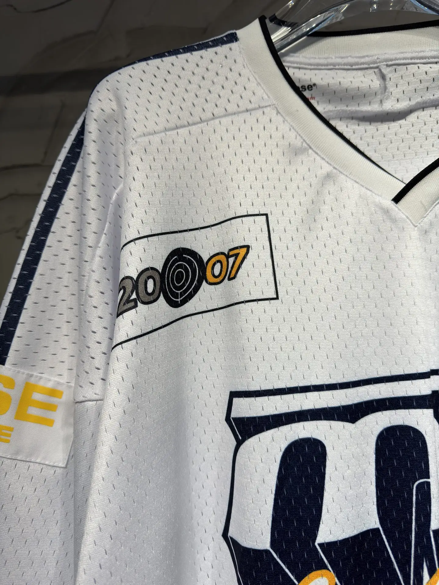 Oversized Striped Mesh Football Jersey D15523036 — view 18
