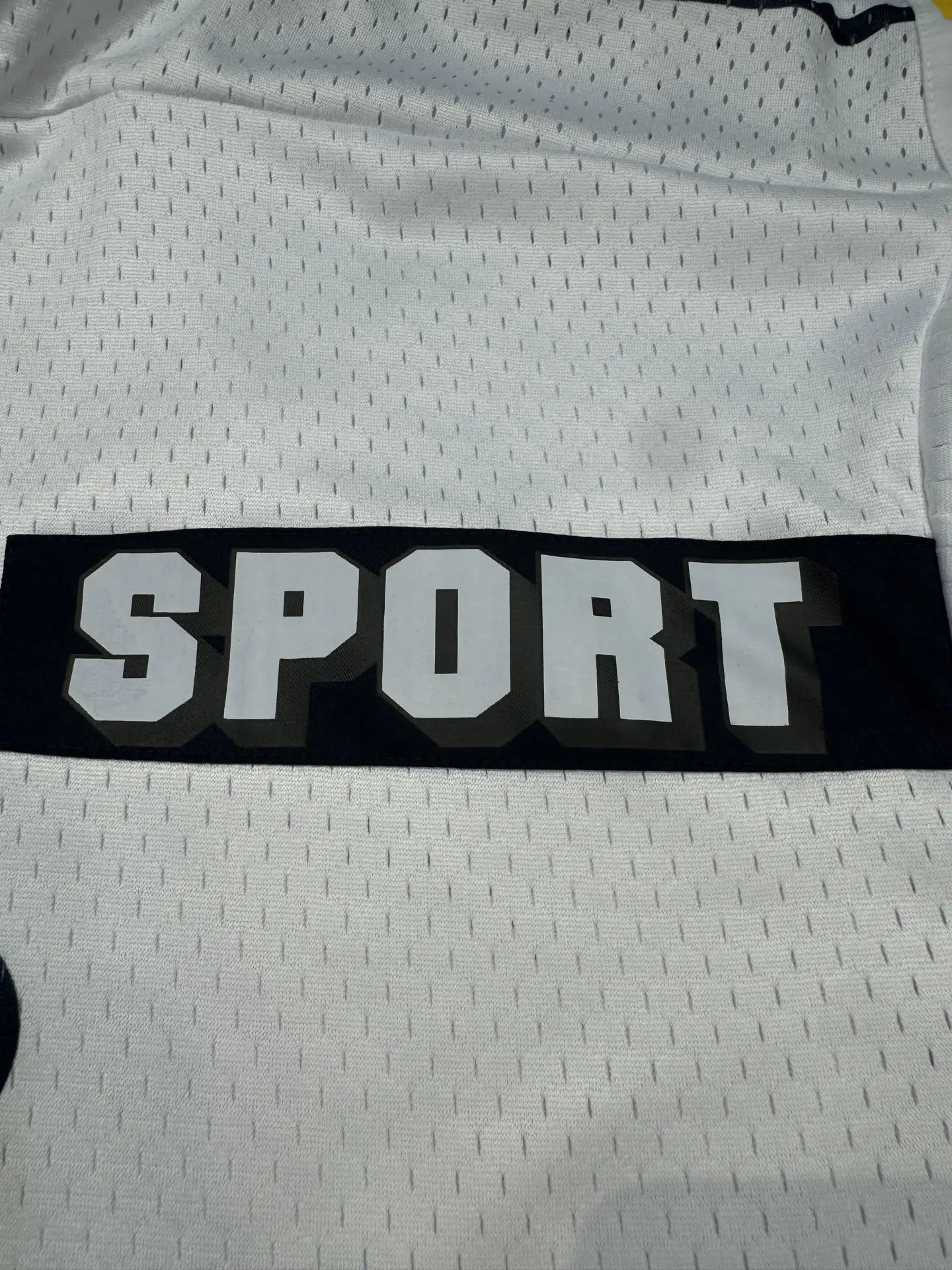 Oversized Striped Mesh Football Jersey D15523036 — view 20