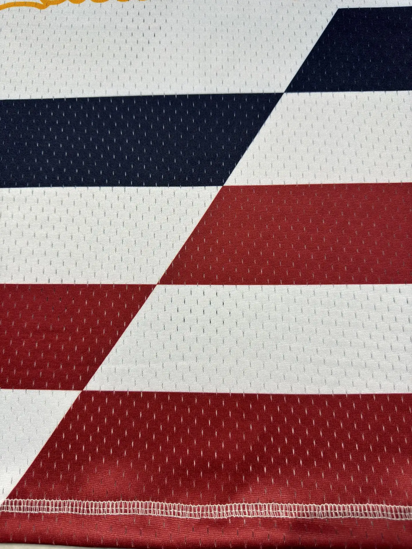 Oversized Striped Mesh Football Jersey D15523036 — view 21
