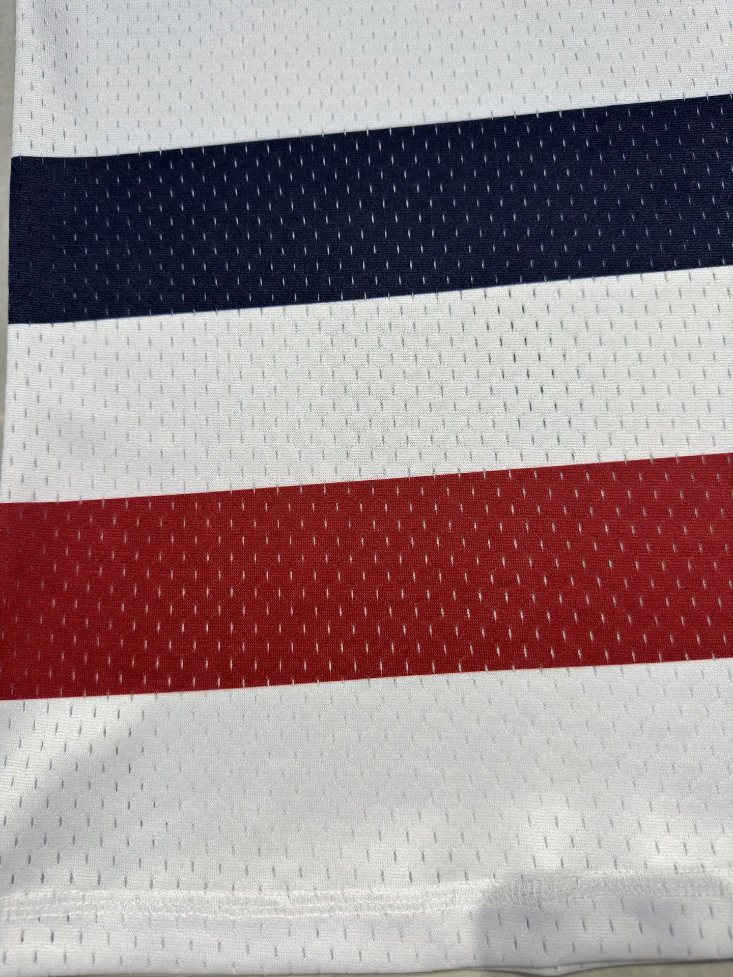 Oversized Striped Mesh Football Jersey D15523036 — view 22